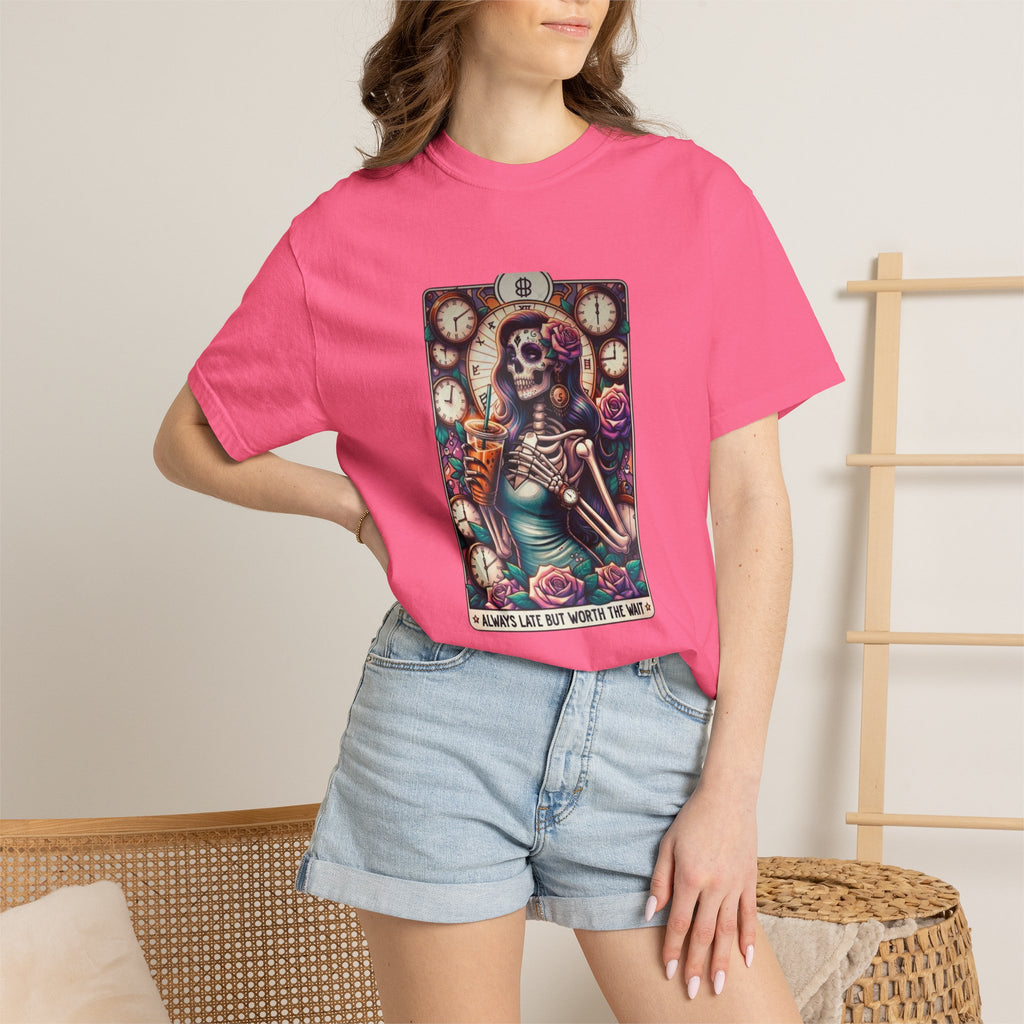 Always Late Unisex Garment-Dyed T-shirt