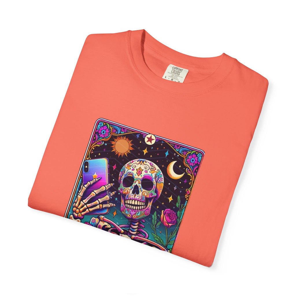 The Selfie Addict Unisex Garment-Dyed T-shirt