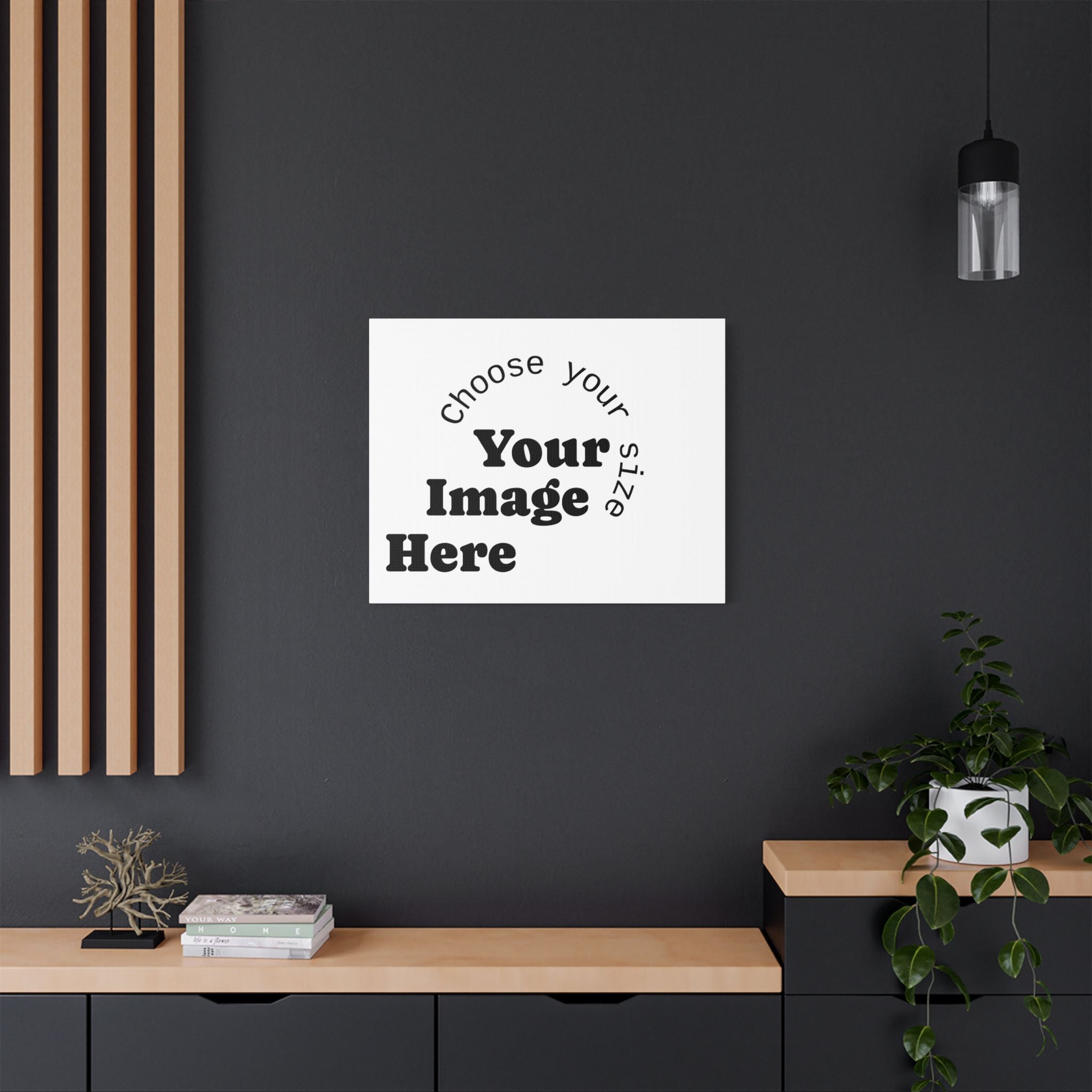 Custom Satin Canvas, Stretched Pick your Size - Send us your Image
