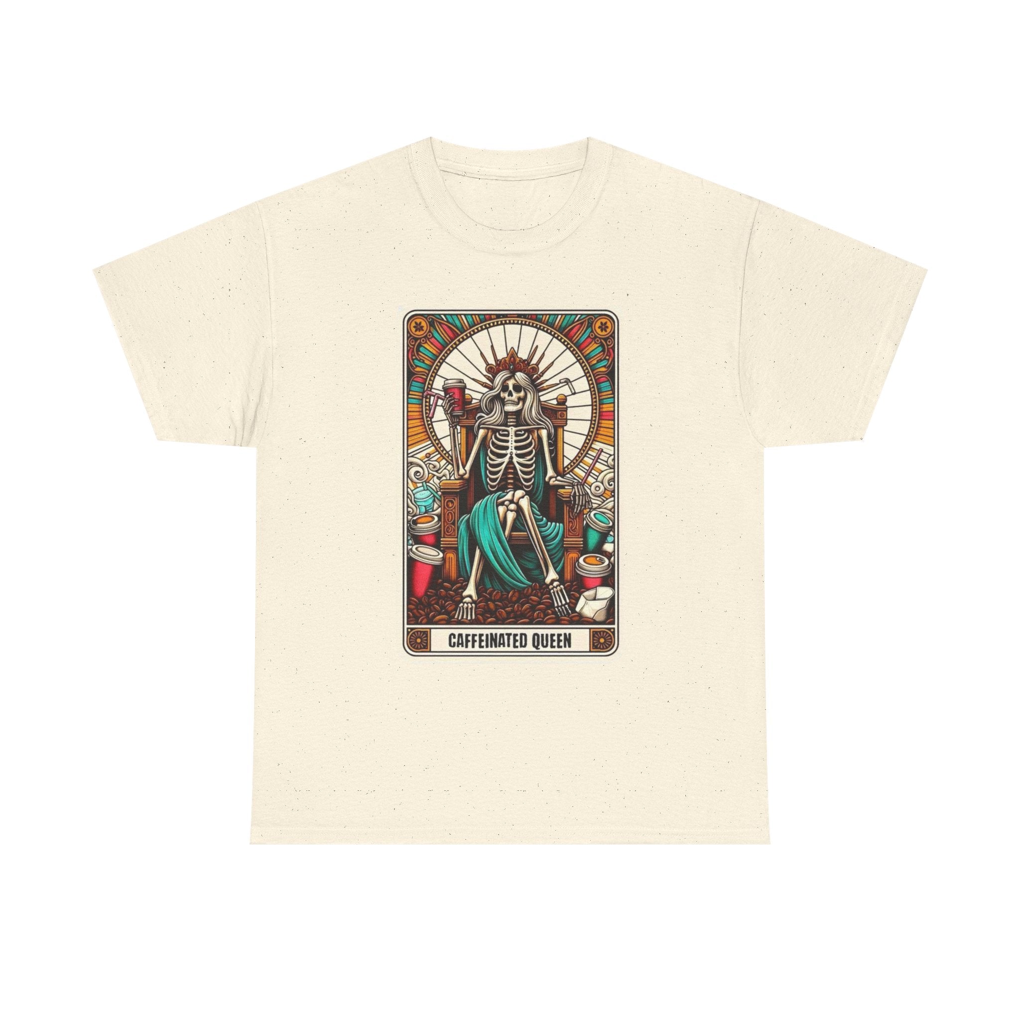 Caffinated Queen Unisex Heavy Cotton Tee