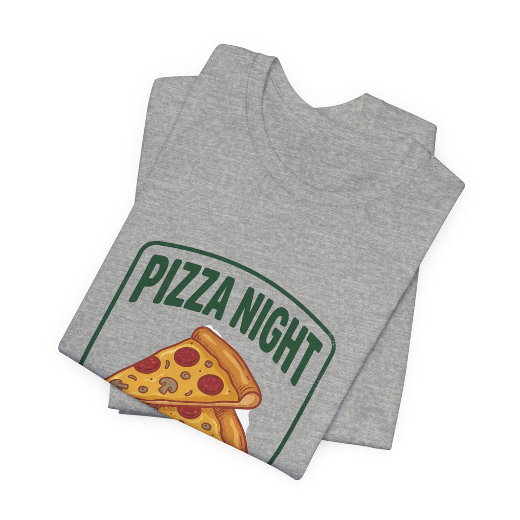 Pizza Night Is Sacred T-Shirt | Vintage Food Graphics, Retro Diner Pizza Tee