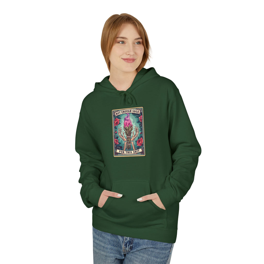 Not Enough Sage Unisex Midweight Softstyle Fleece Hoodie