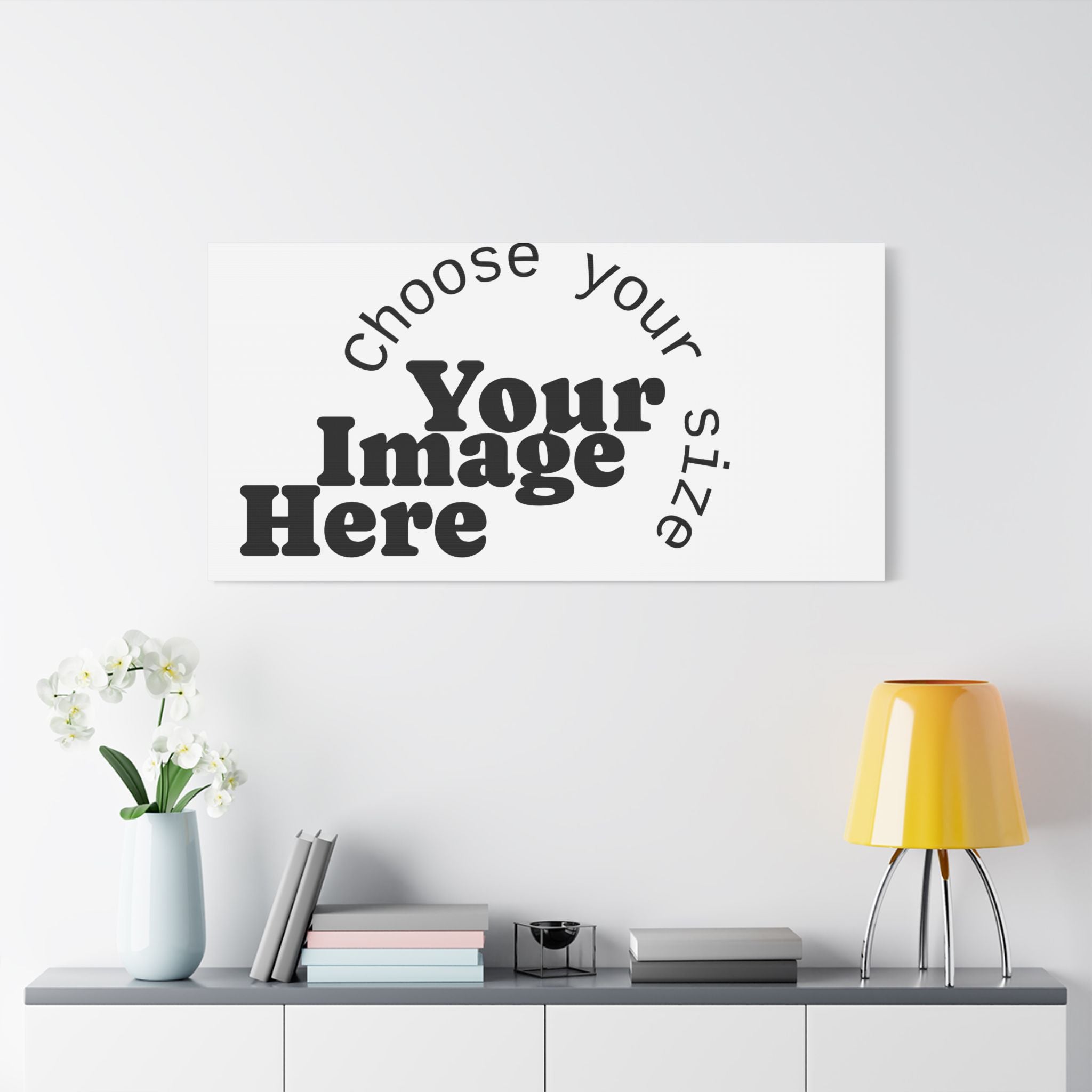 Custom Satin Canvas, Stretched Pick your Size - Send us your Image