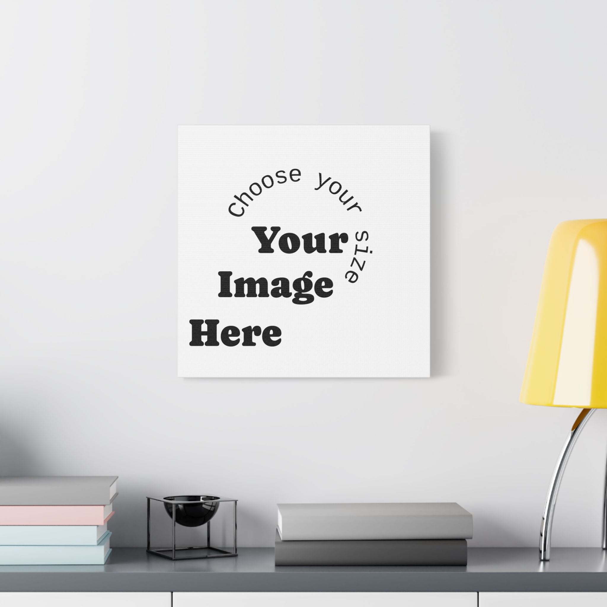 Custom Satin Canvas, Stretched Pick your Size - Send us your Image