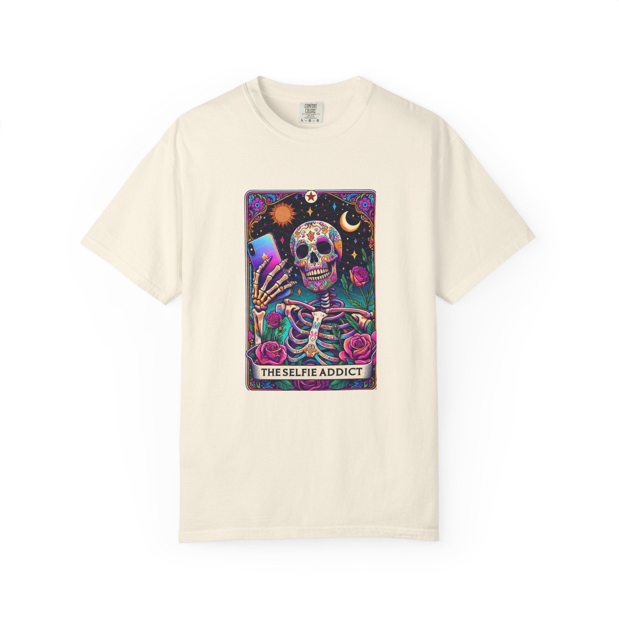 The Selfie Addict Unisex Garment-Dyed T-shirt