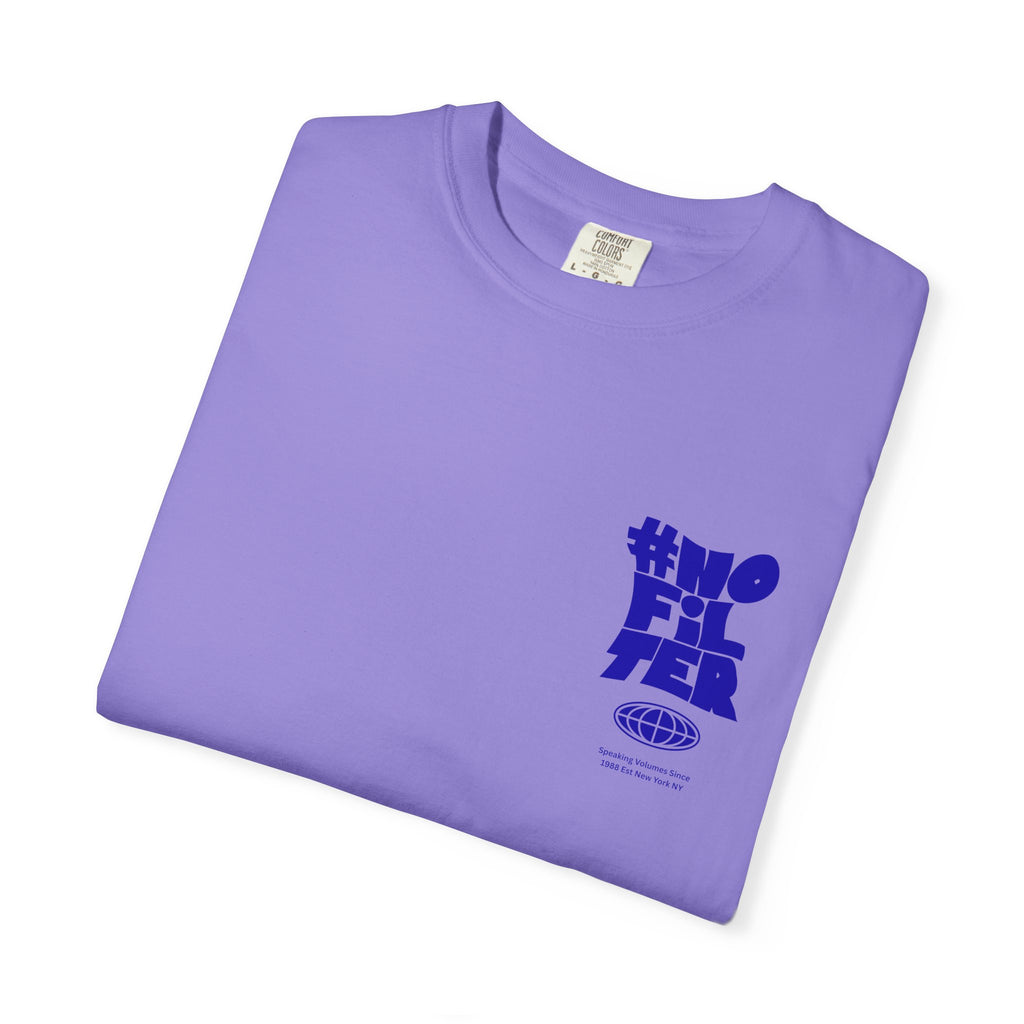 #NOFILTER Graphic T-Shirt — Retro Bold Blue Print