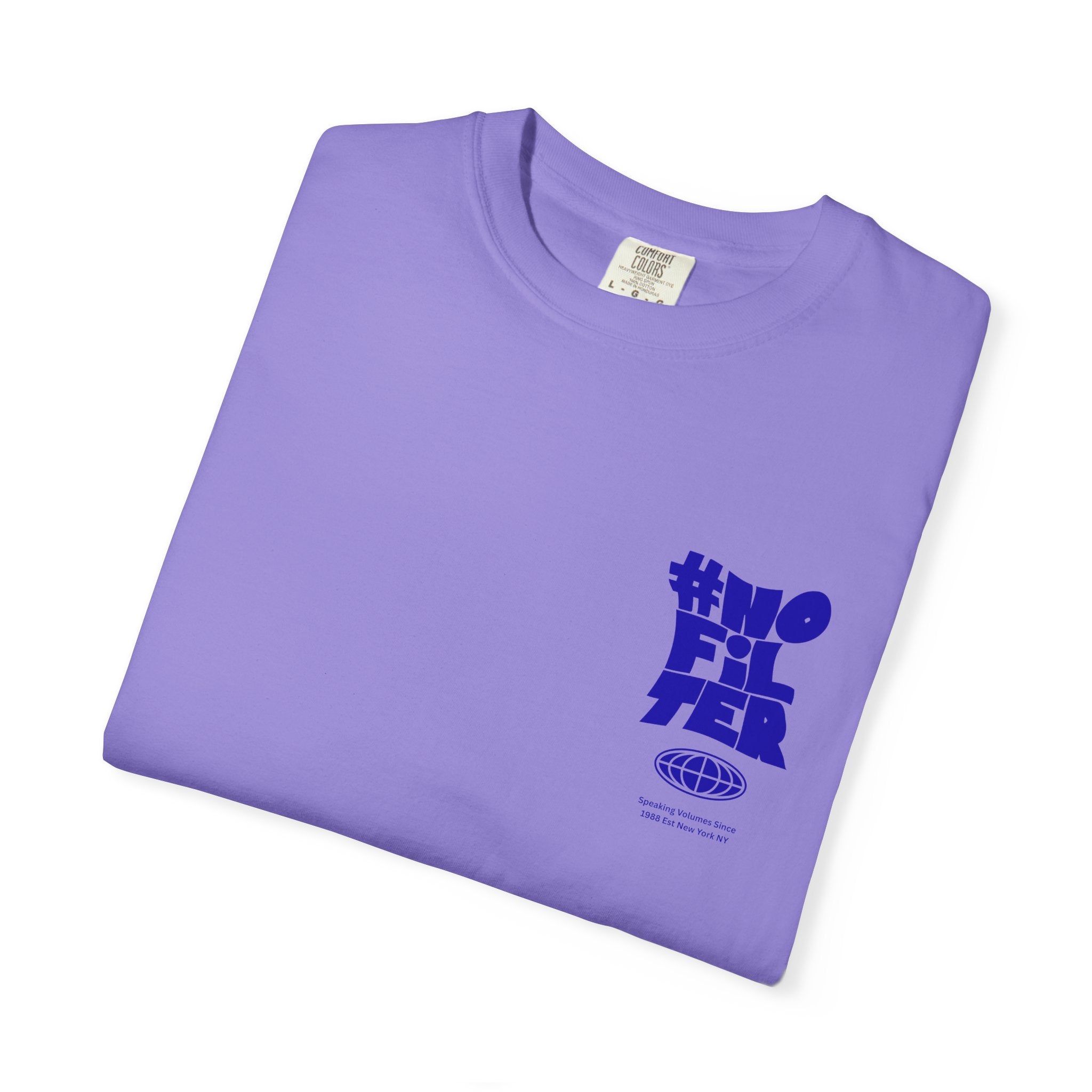 #NOFILTER Graphic T-Shirt — Retro Bold Blue Print