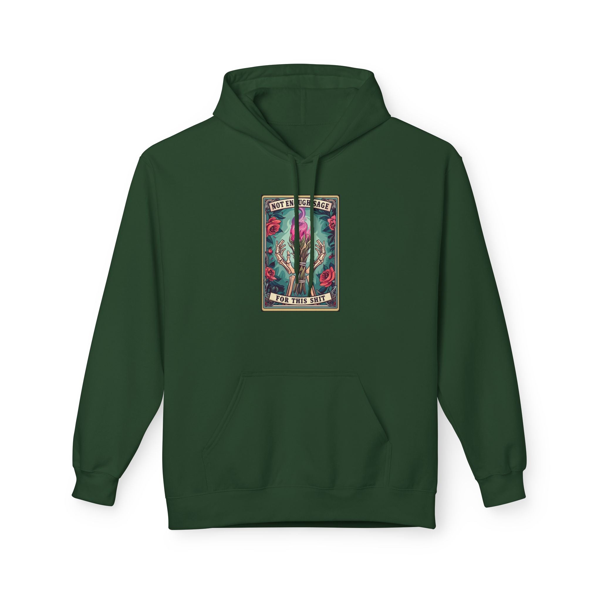 Not Enough Sage Unisex Midweight Softstyle Fleece Hoodie