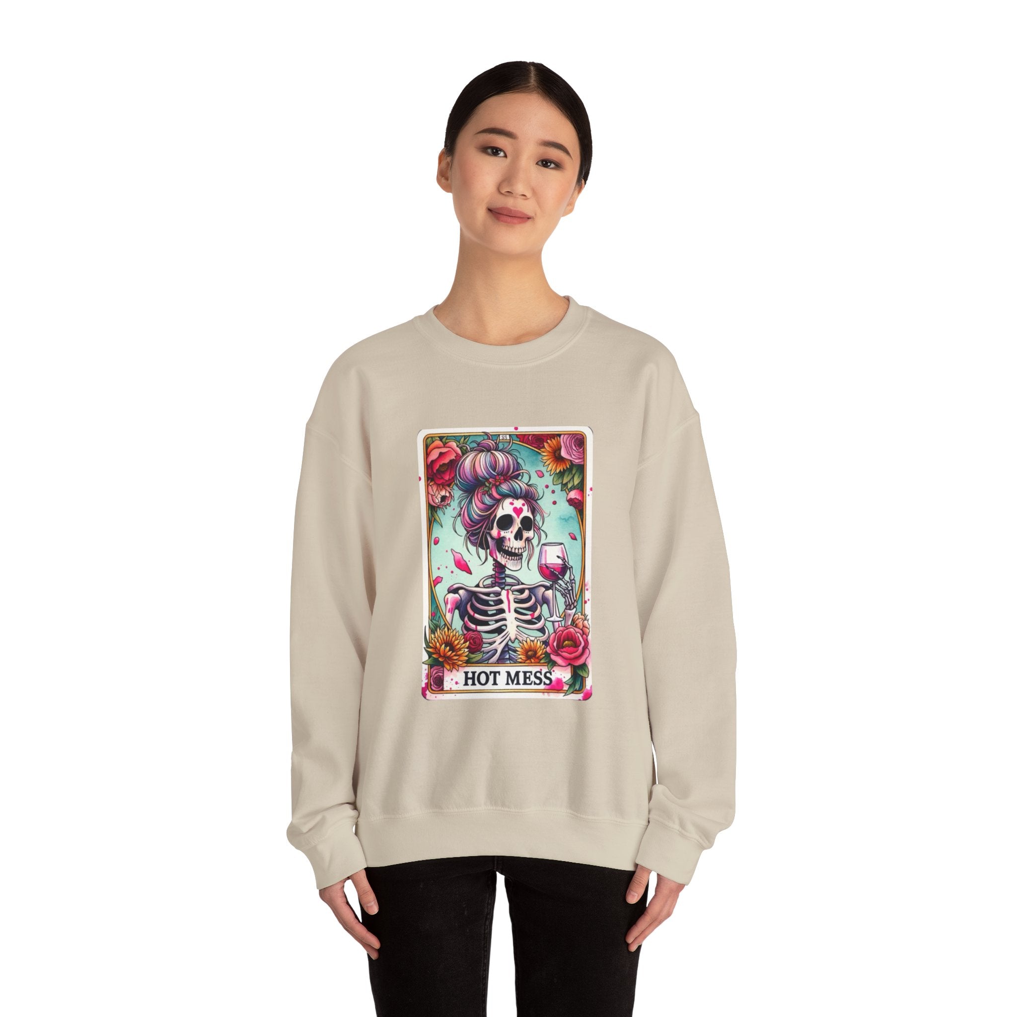 Hot Mess Unisex Heavy Blend™ Crewneck Sweatshirt