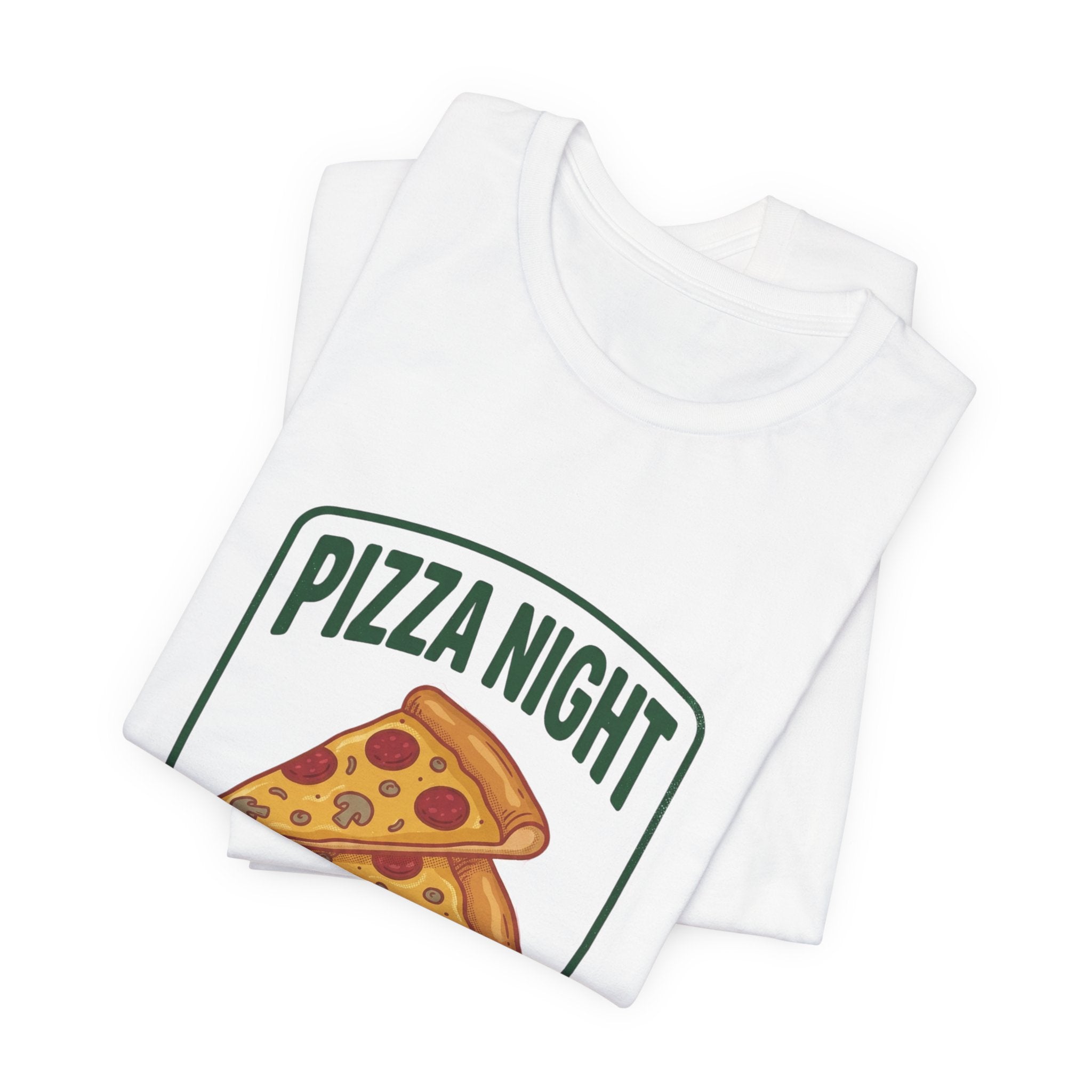 Pizza Night Is Sacred T-Shirt | Vintage Food Graphics, Retro Diner Pizza Tee