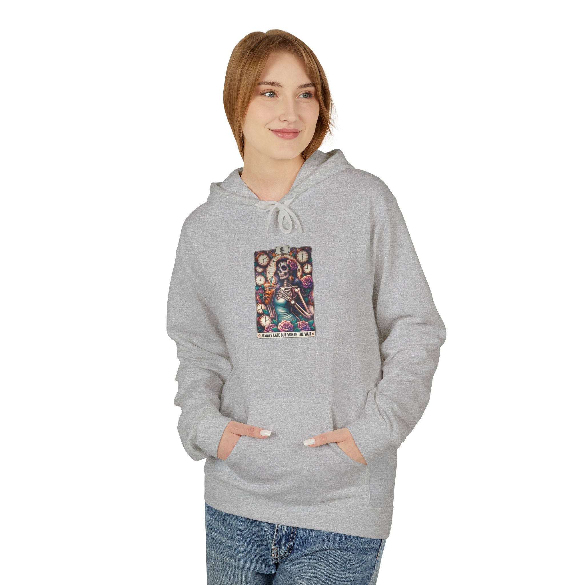 Always late Unisex Midweight Softstyle Fleece Hoodie