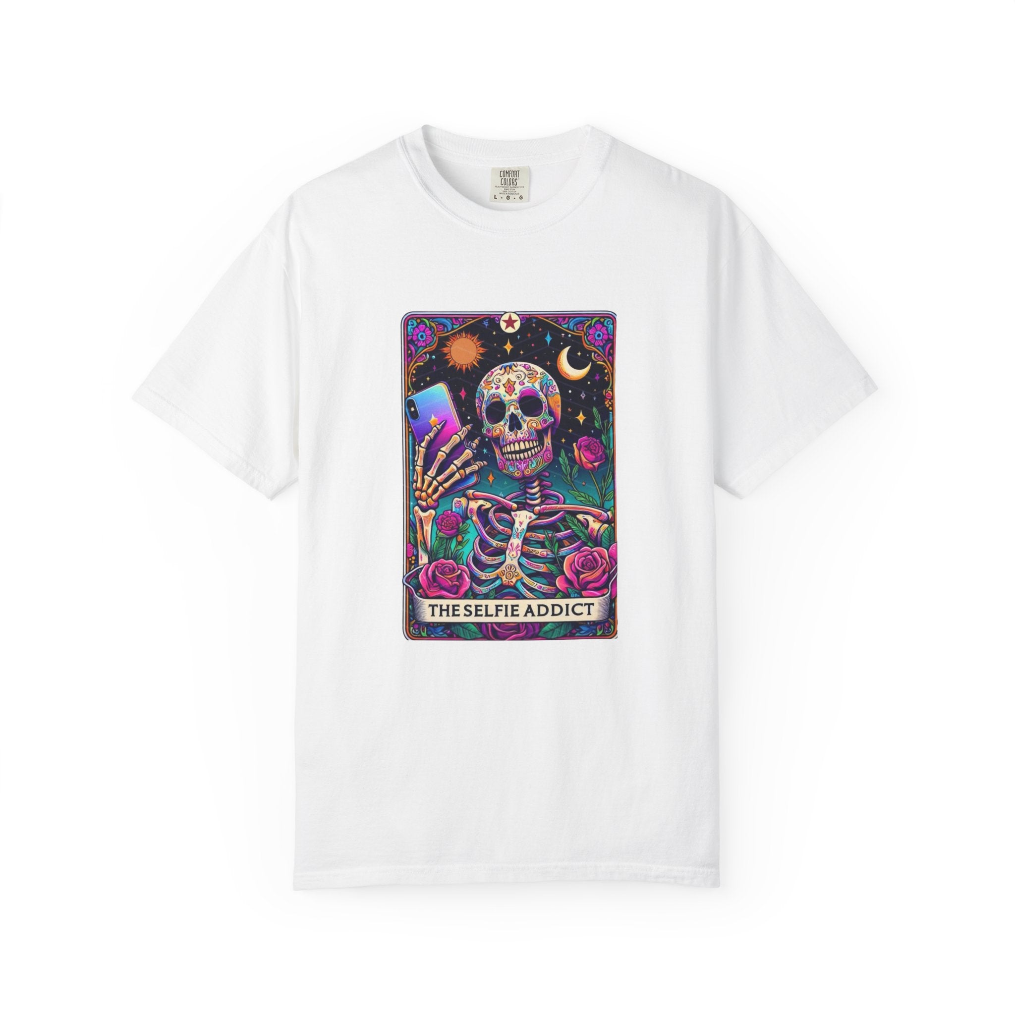 The Selfie Addict Unisex Garment-Dyed T-shirt