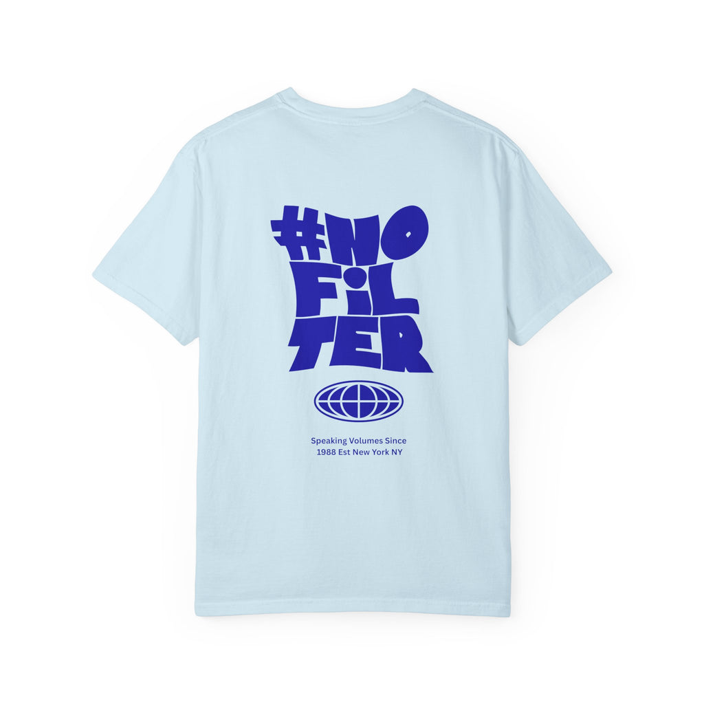 #NOFILTER Graphic T-Shirt — Retro Bold Blue Print