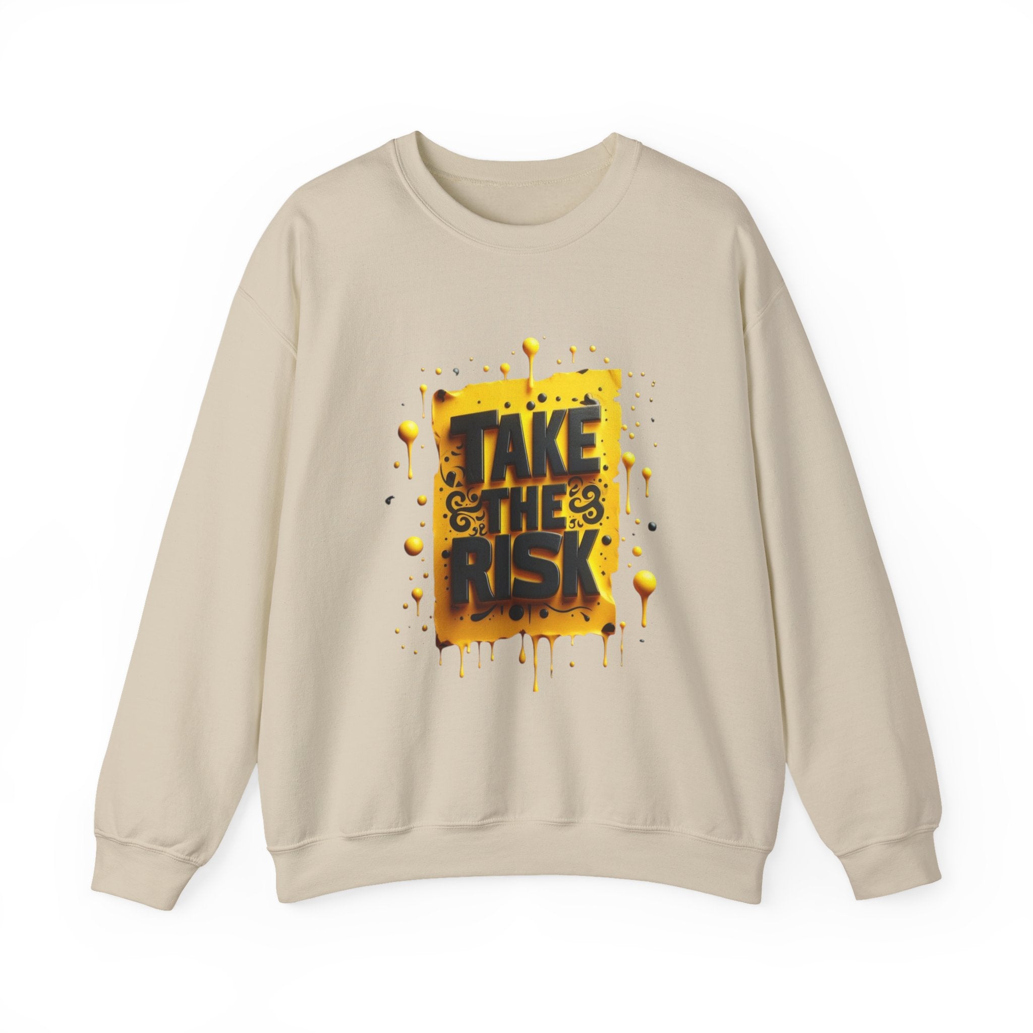 Take The Risk Unisex Heavy Crewneck Sweatshirt