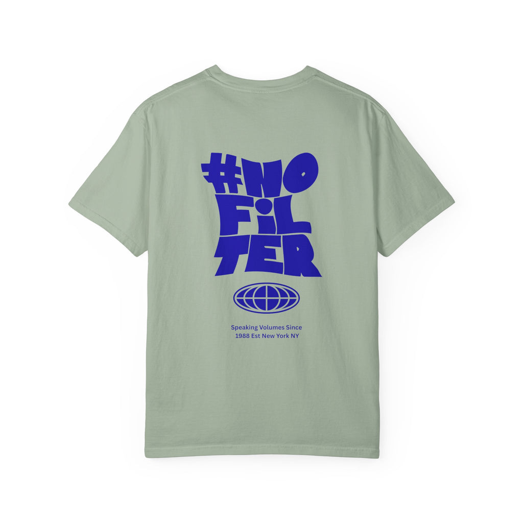 #NOFILTER Graphic T-Shirt — Retro Bold Blue Print
