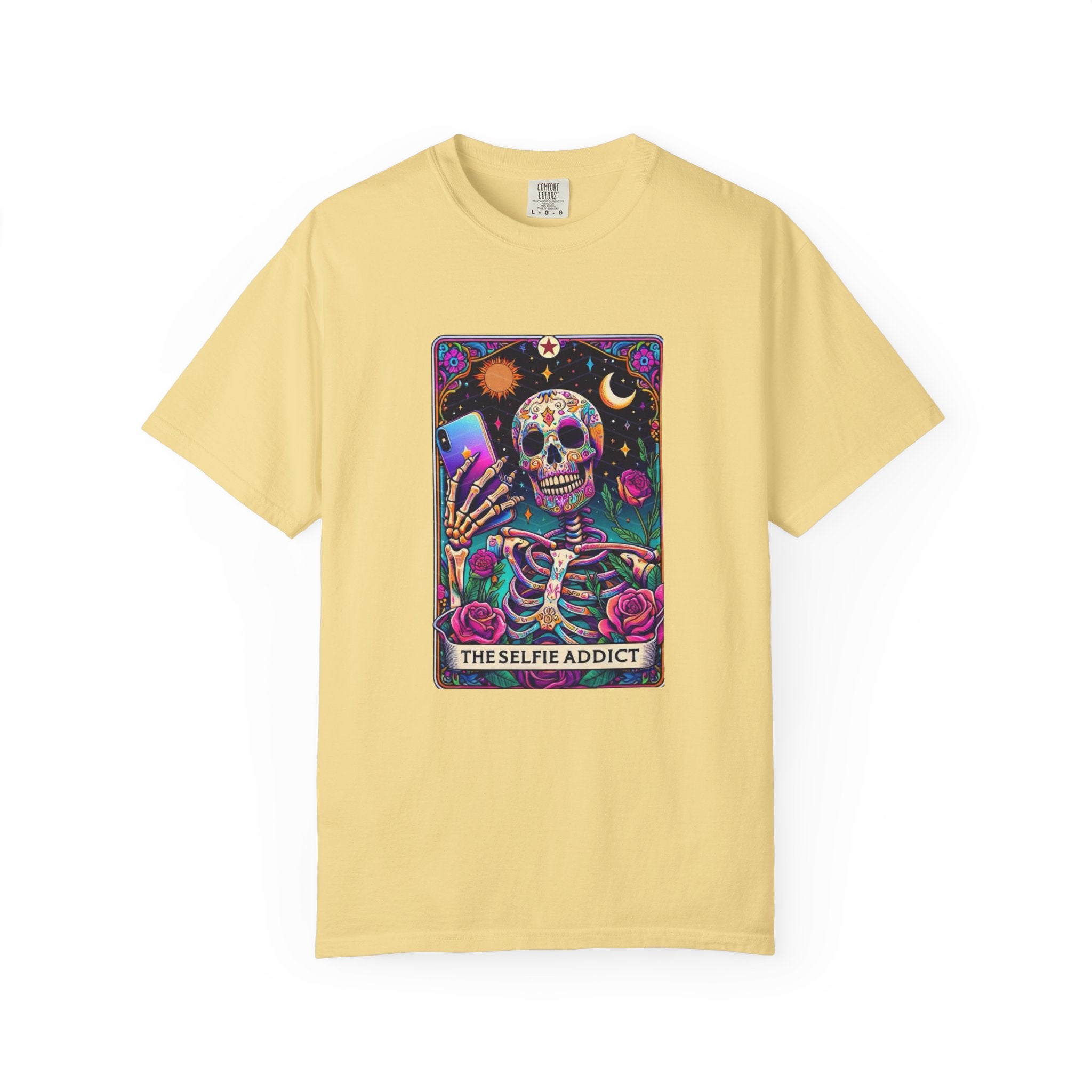 The Selfie Addict Unisex Garment-Dyed T-shirt