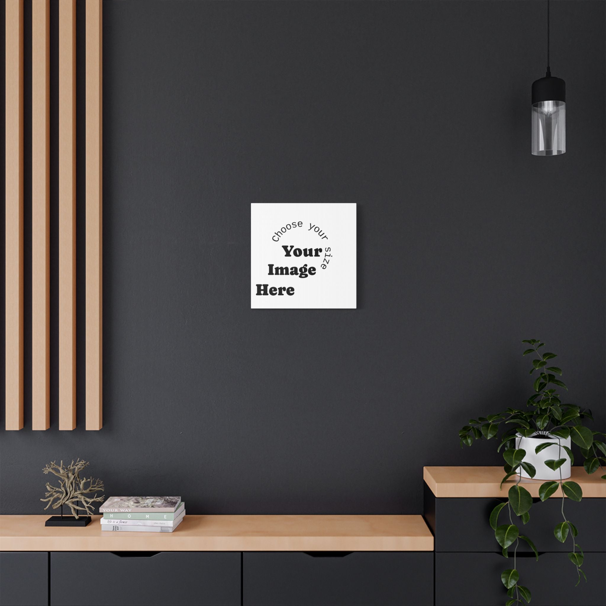 Custom Satin Canvas, Stretched Pick your Size - Send us your Image