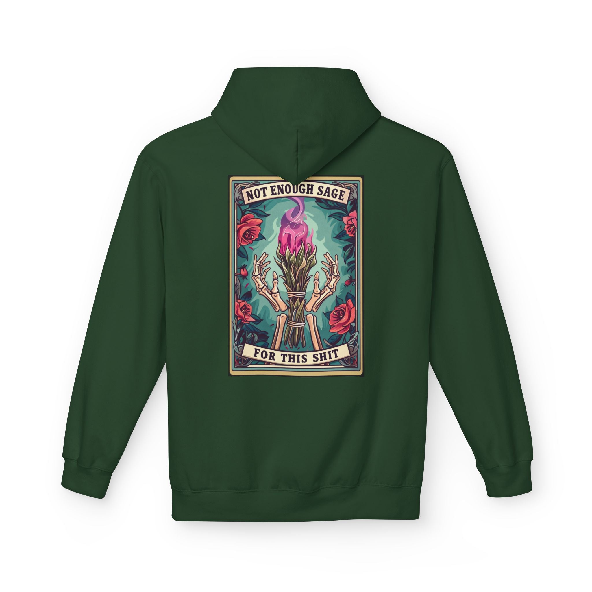 Not Enough Sage Unisex Midweight Softstyle Fleece Hoodie