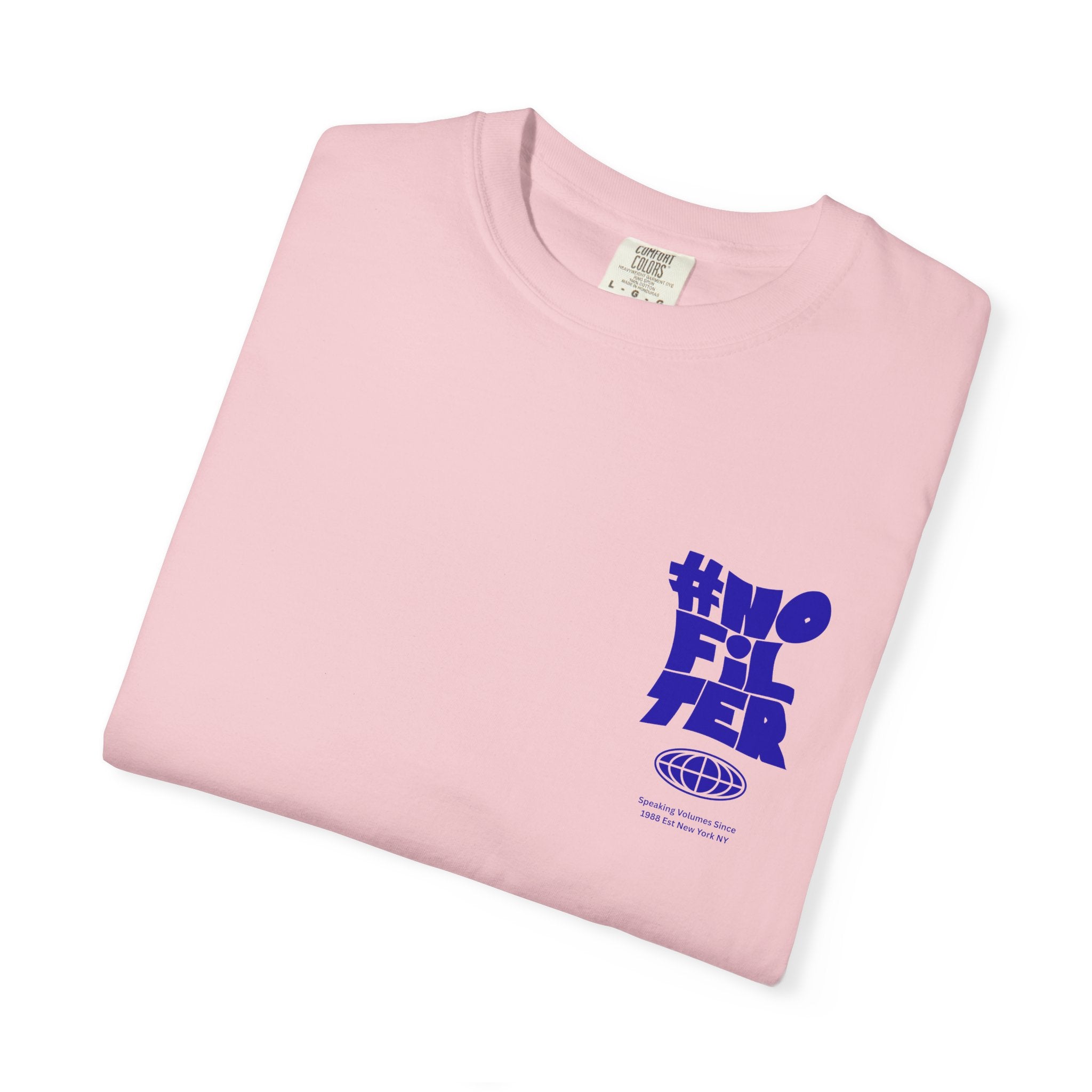 #NOFILTER Graphic T-Shirt — Retro Bold Blue Print