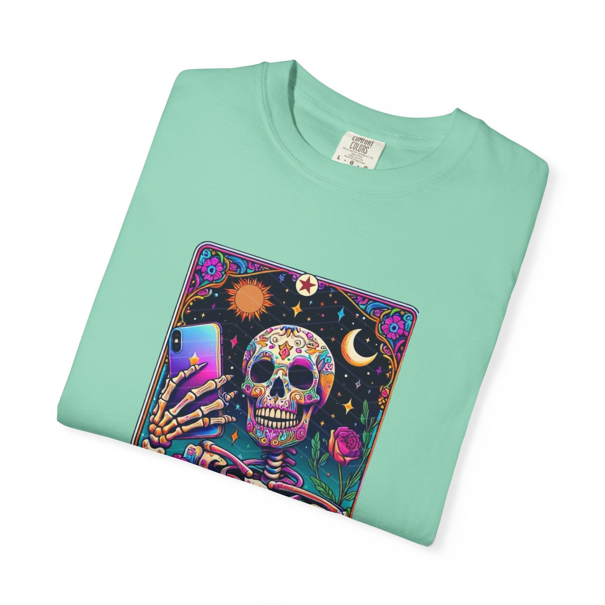 The Selfie Addict Unisex Garment-Dyed T-shirt