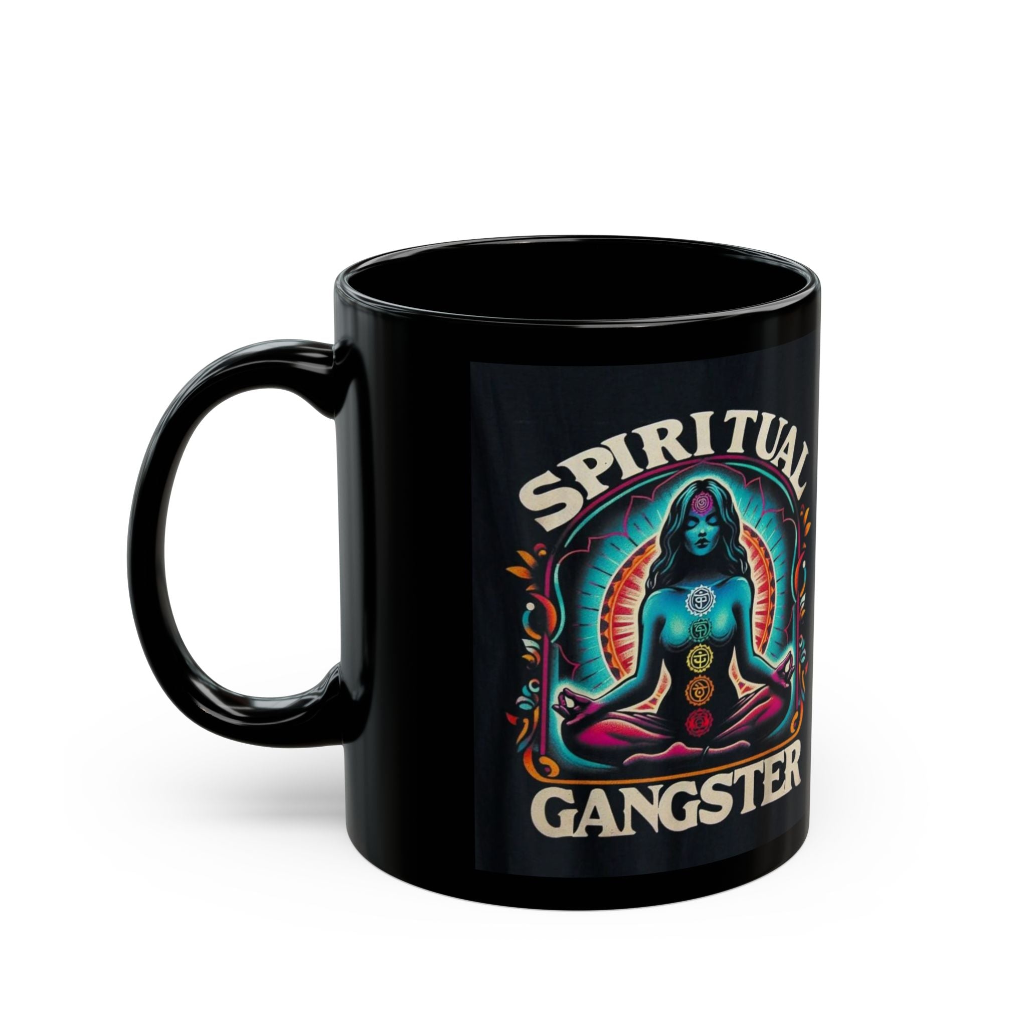 Spiritual Gangster Black Mug (11oz, 15oz)