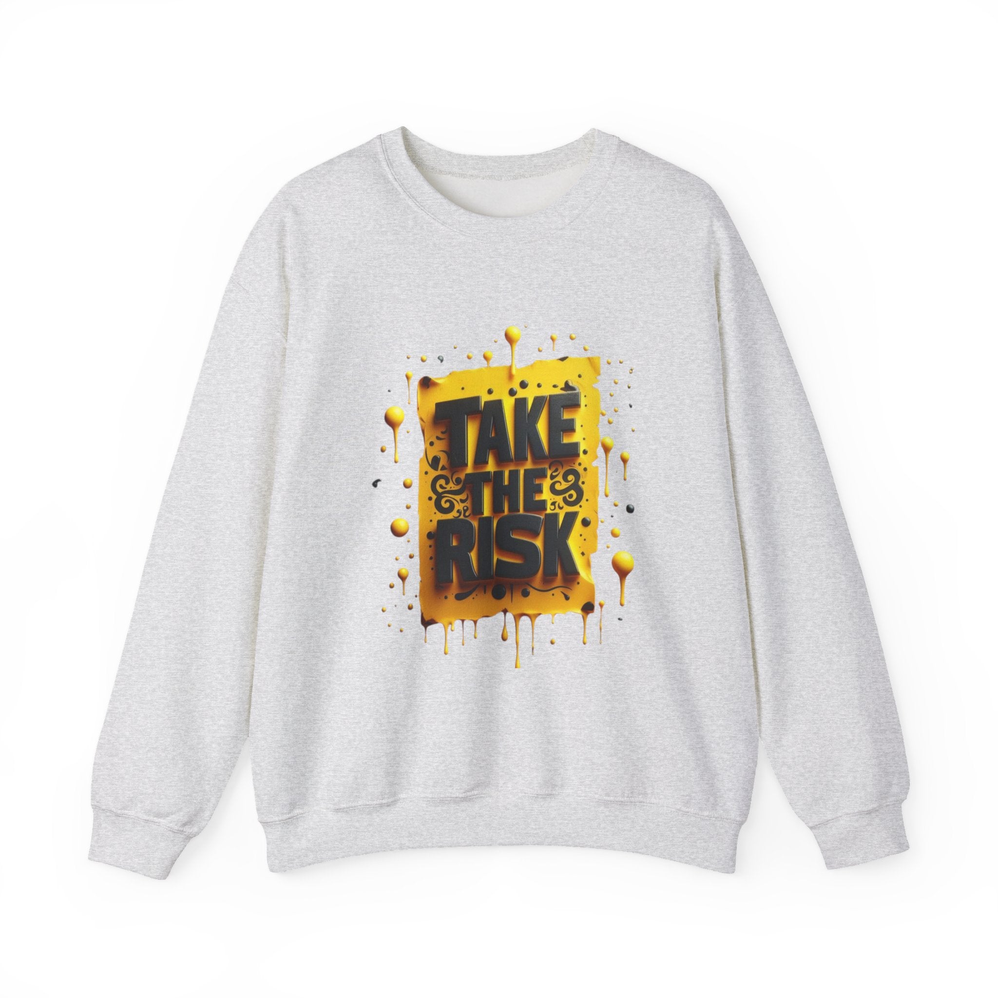 Take The Risk Unisex Heavy Crewneck Sweatshirt