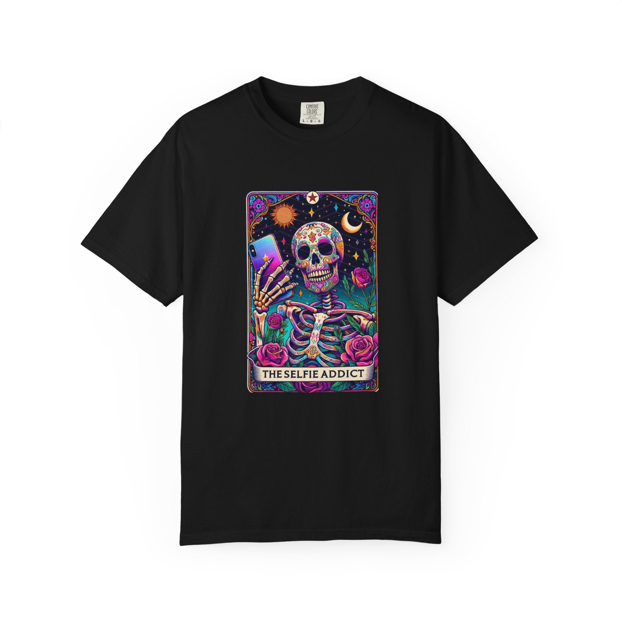 The Selfie Addict Unisex Garment-Dyed T-shirt