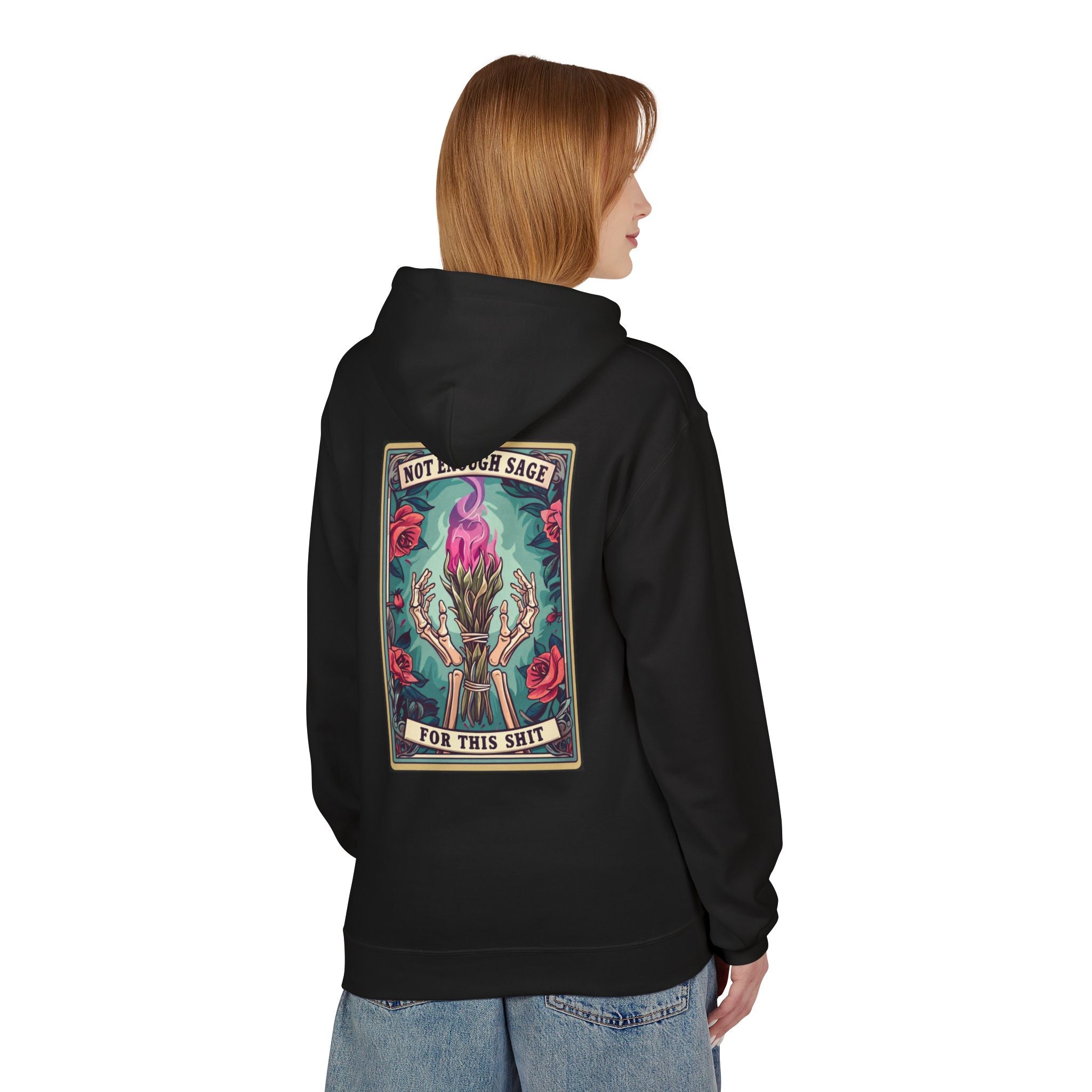 Not Enough Sage Unisex Midweight Softstyle Fleece Hoodie