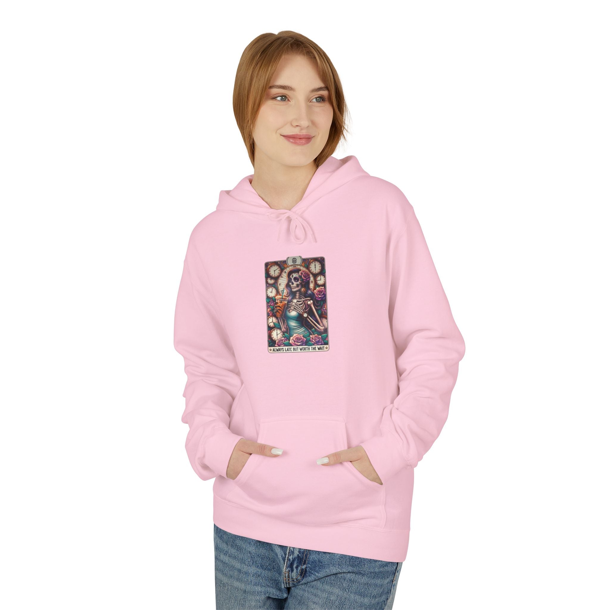 Always late Unisex Midweight Softstyle Fleece Hoodie
