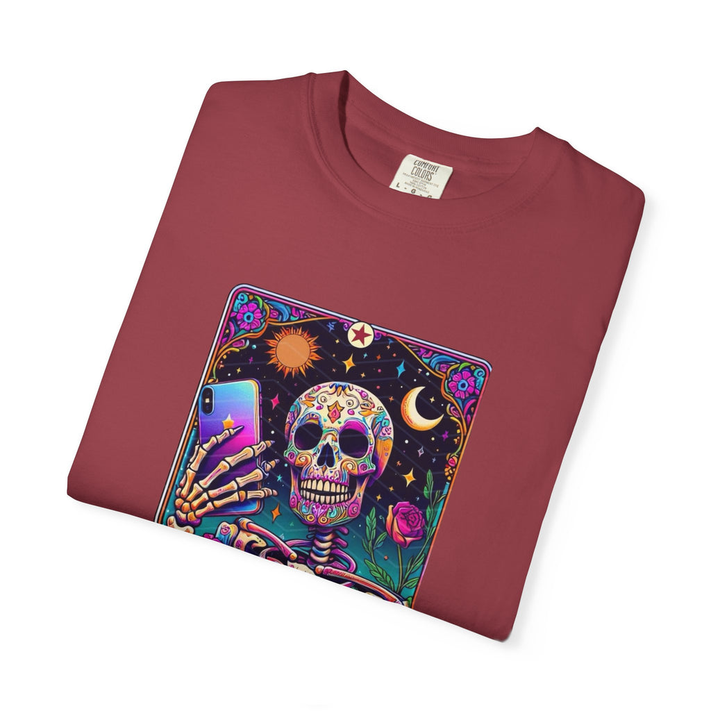 The Selfie Addict Unisex Garment-Dyed T-shirt