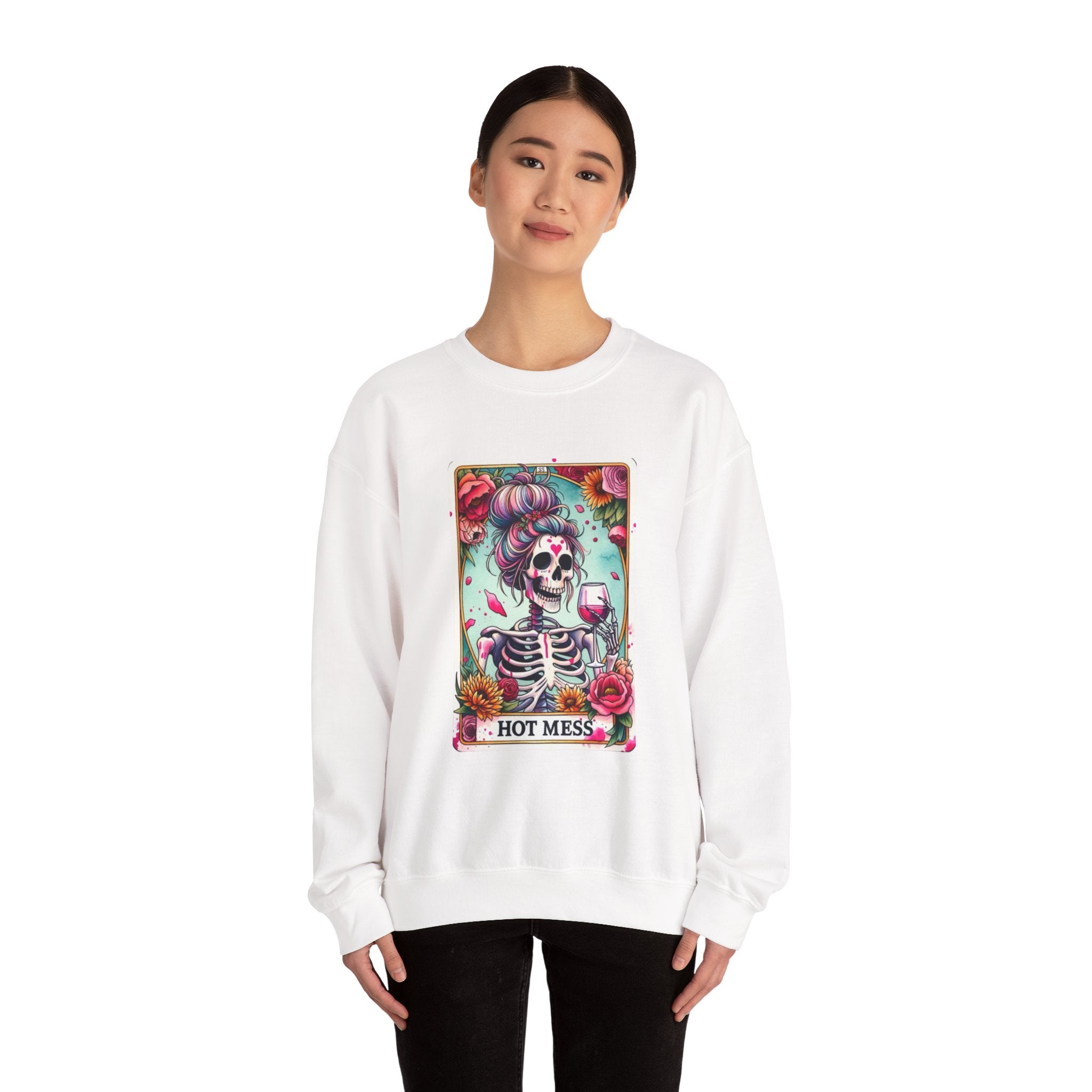 Hot Mess Unisex Heavy Blend™ Crewneck Sweatshirt