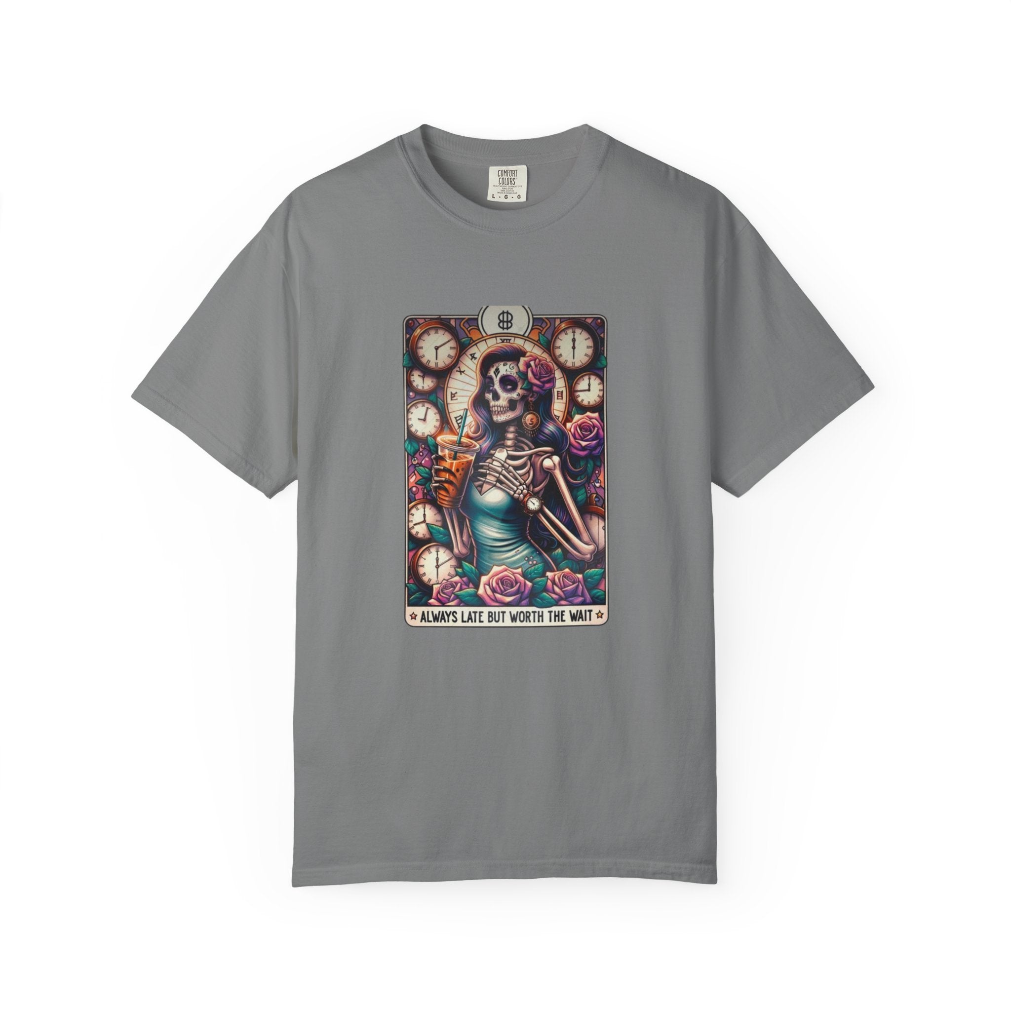 Always Late Unisex Garment-Dyed T-shirt