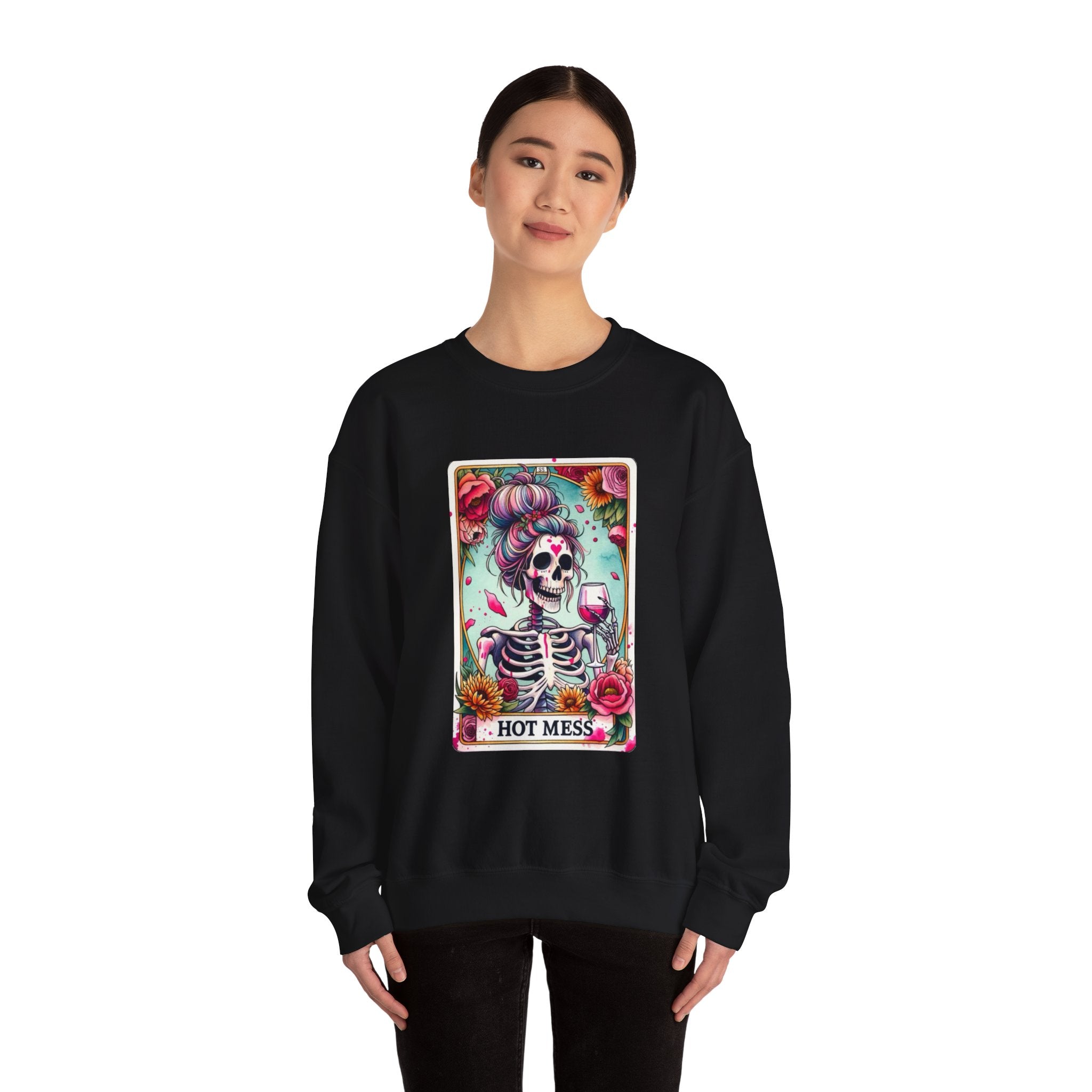 Hot Mess Unisex Heavy Blend™ Crewneck Sweatshirt