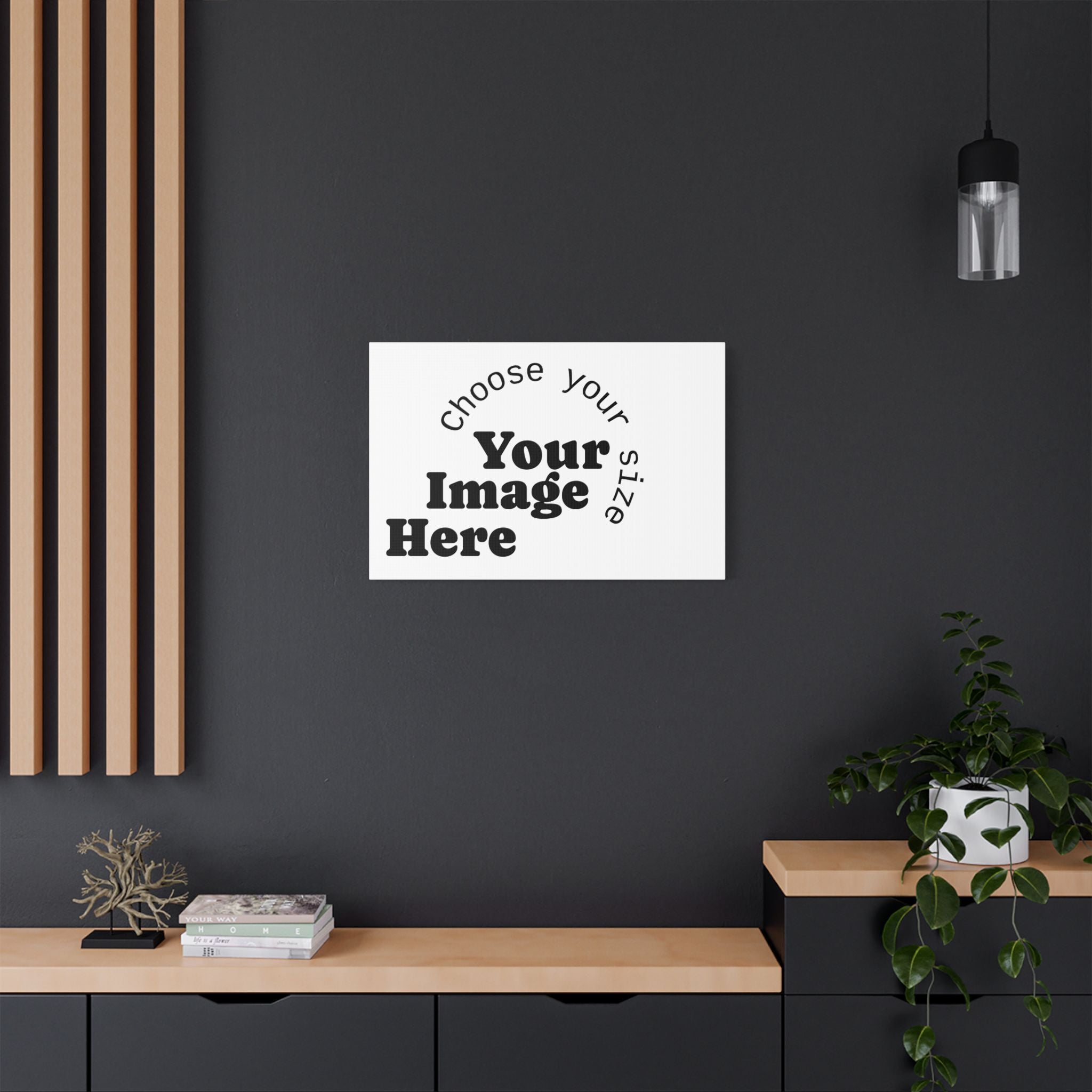 Custom Satin Canvas, Stretched Pick your Size - Send us your Image