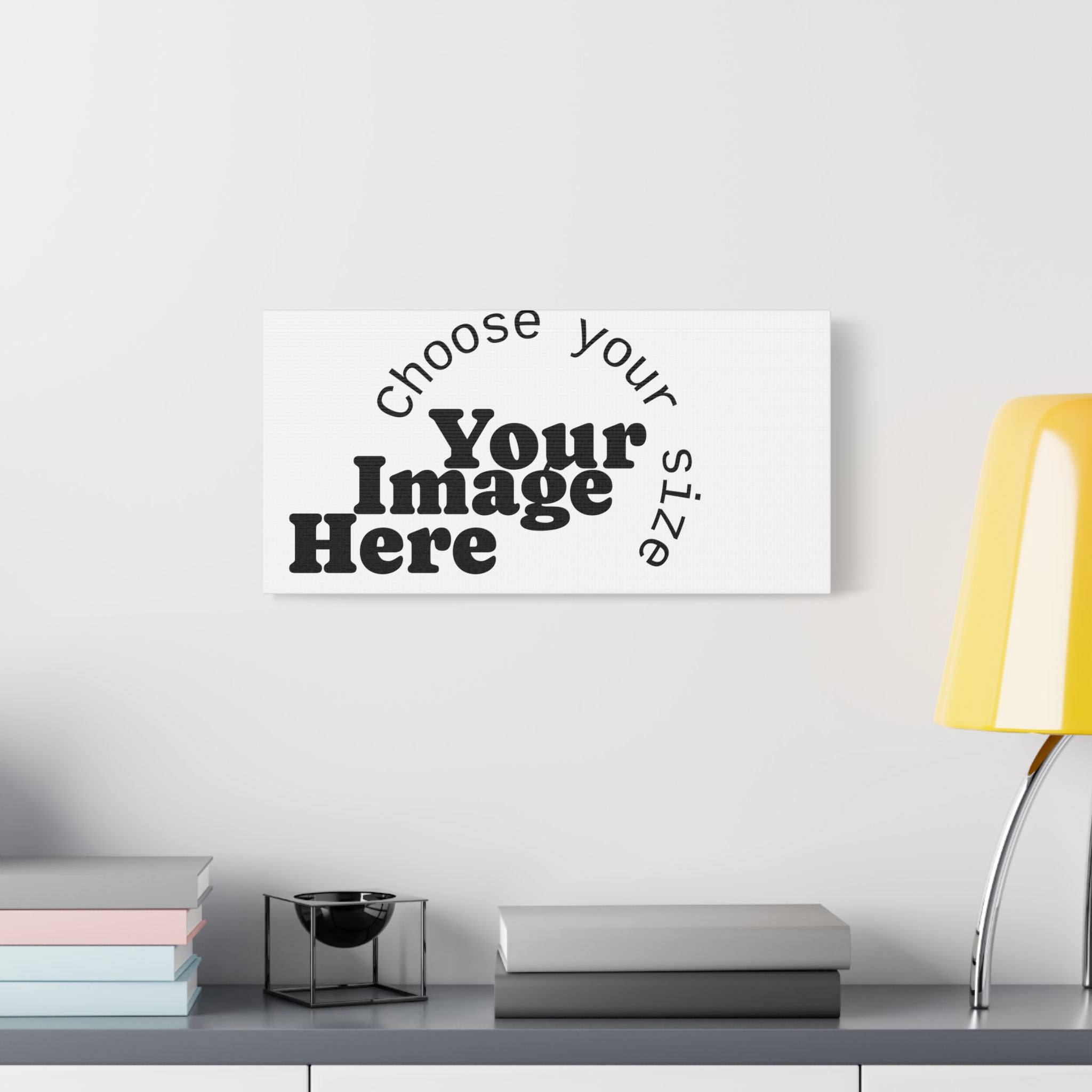 Custom Satin Canvas, Stretched Pick your Size - Send us your Image