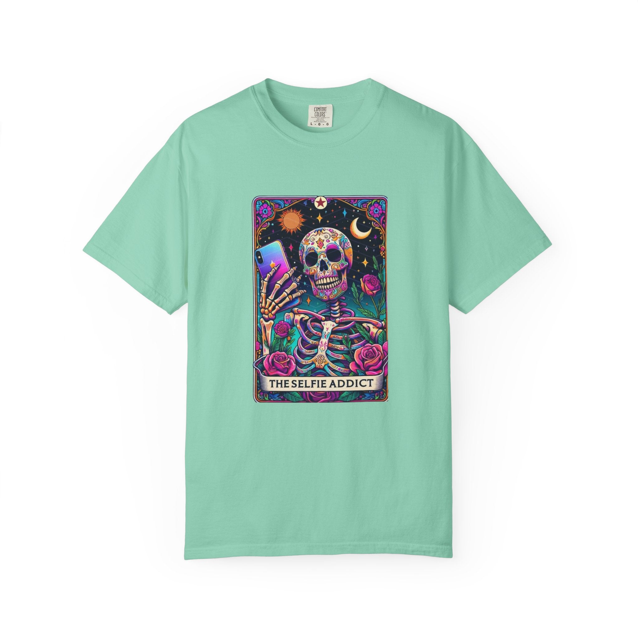 The Selfie Addict Unisex Garment-Dyed T-shirt