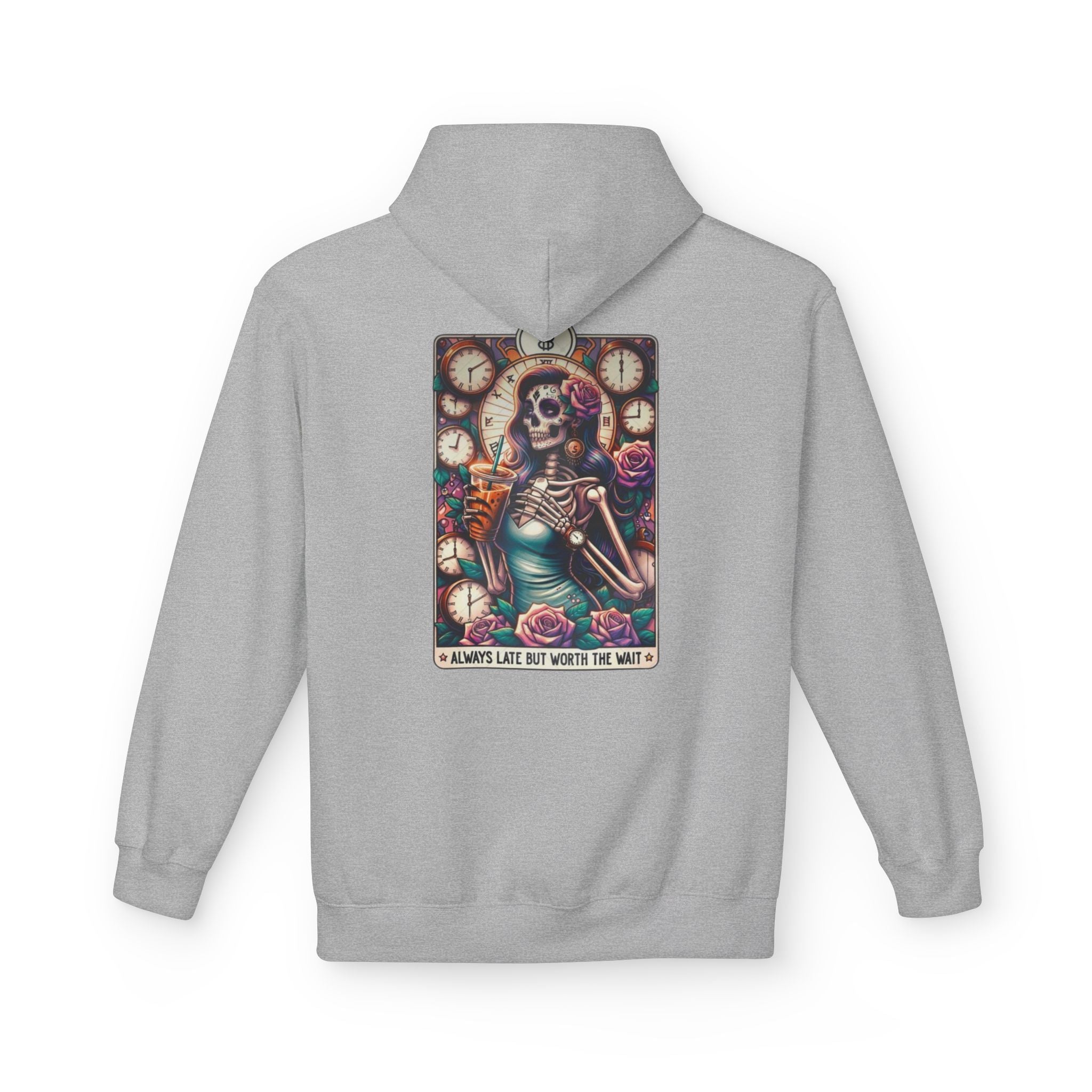 Always late Unisex Midweight Softstyle Fleece Hoodie