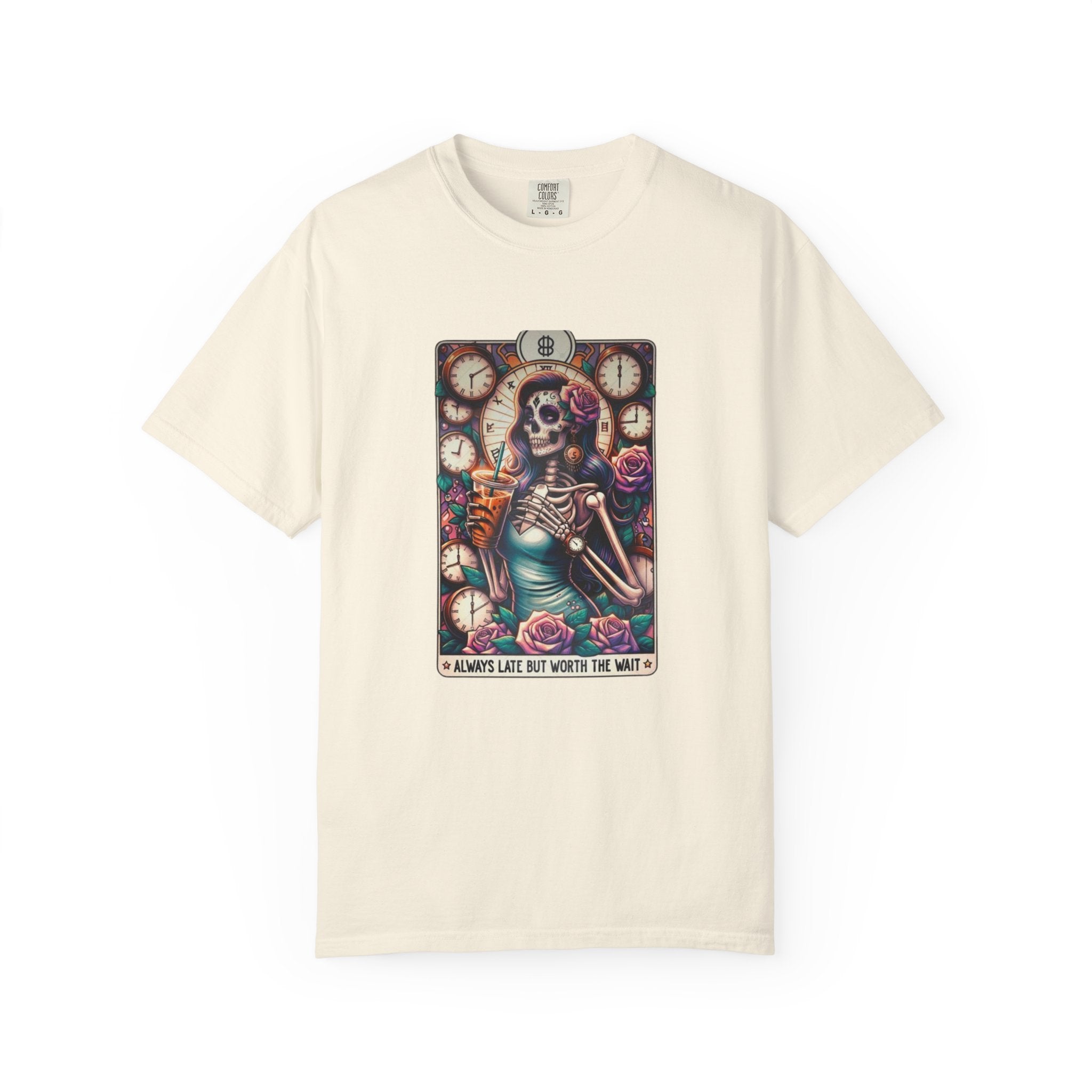 Always Late Unisex Garment-Dyed T-shirt