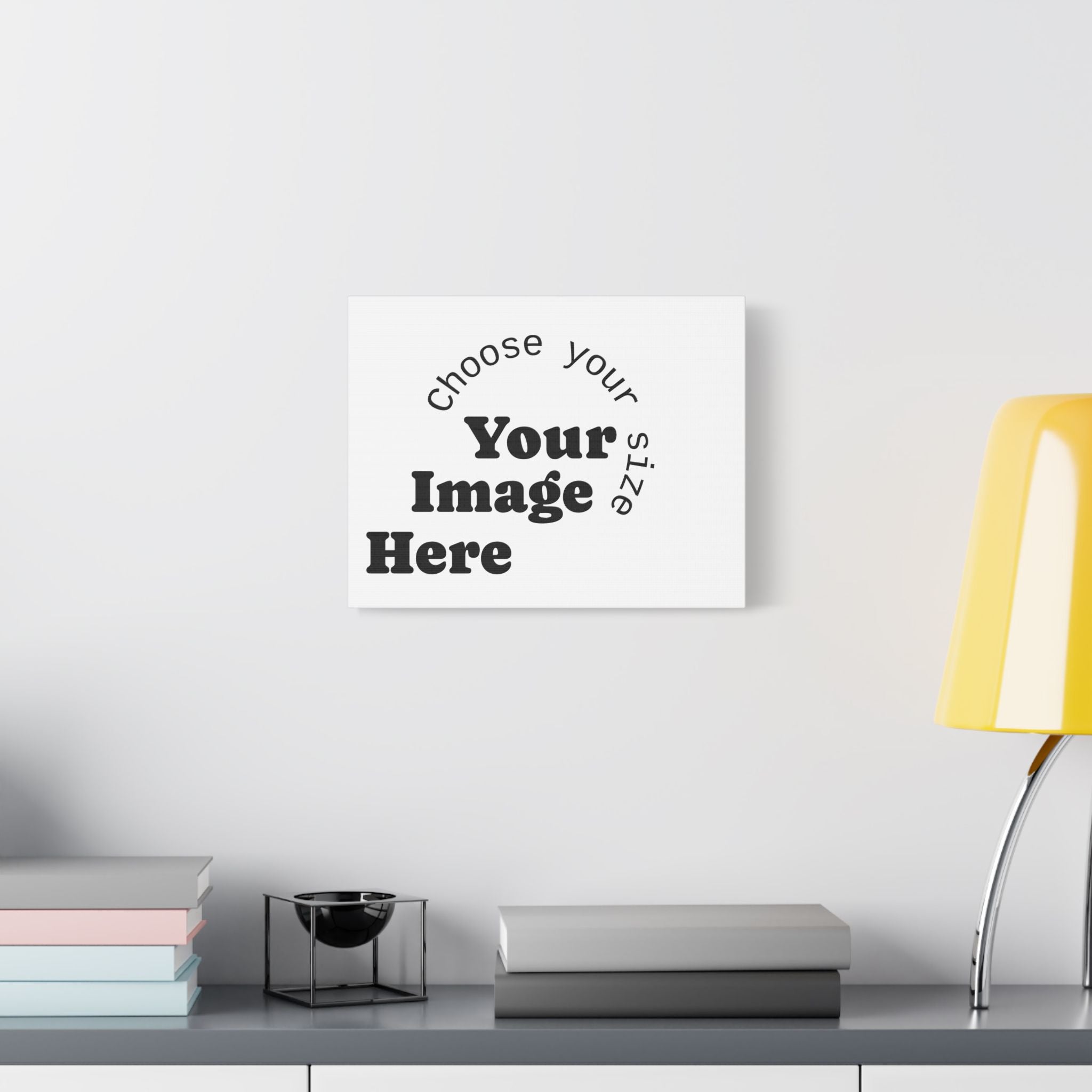 Custom Satin Canvas, Stretched Pick your Size - Send us your Image