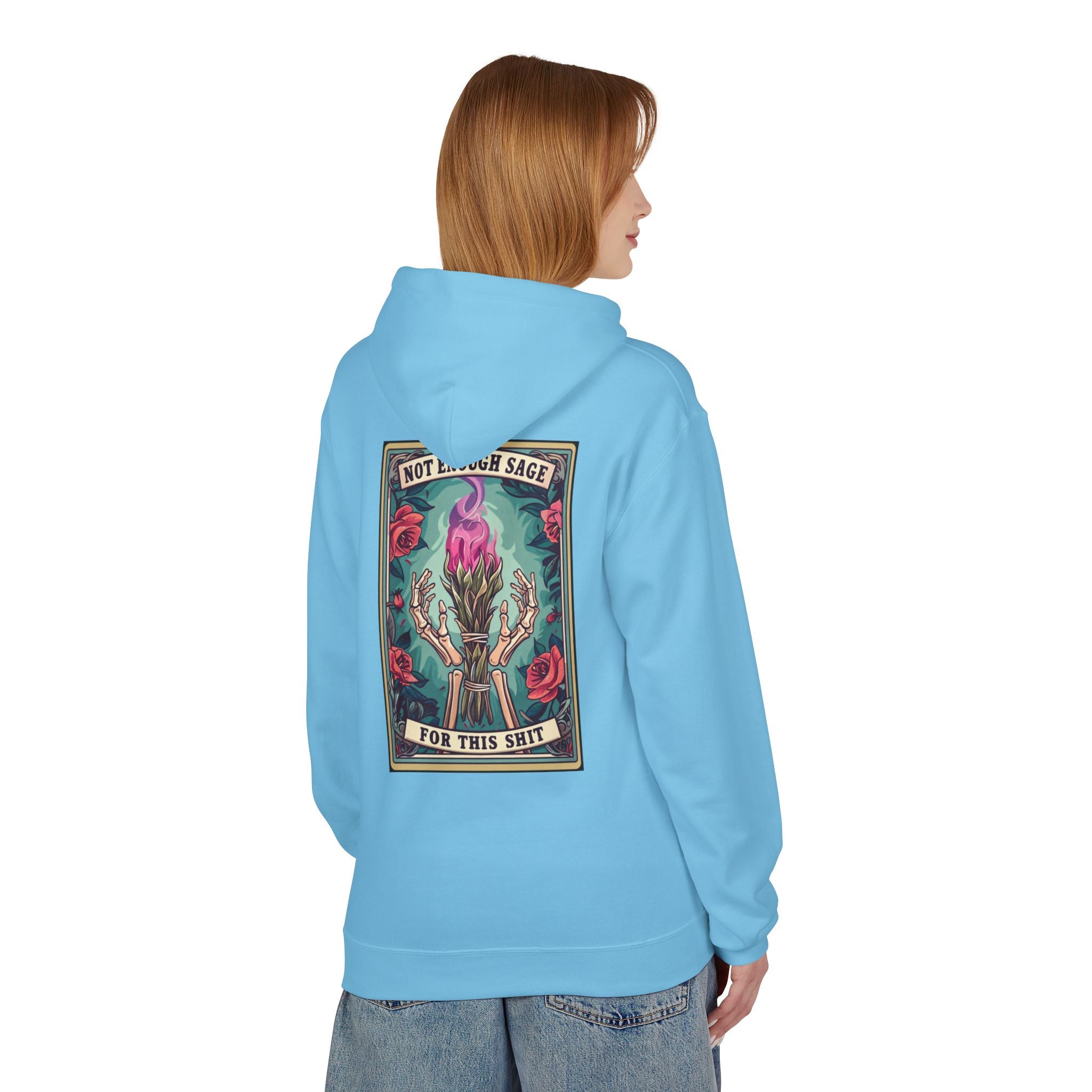 Not Enough Sage Unisex Midweight Softstyle Fleece Hoodie
