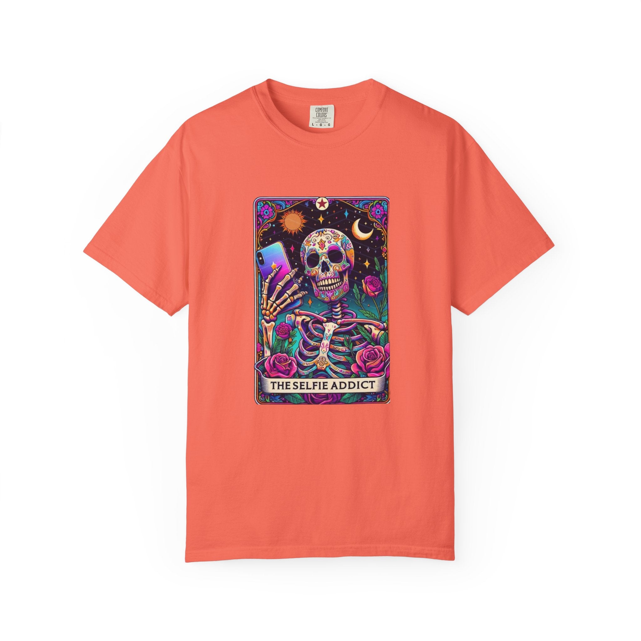 The Selfie Addict Unisex Garment-Dyed T-shirt