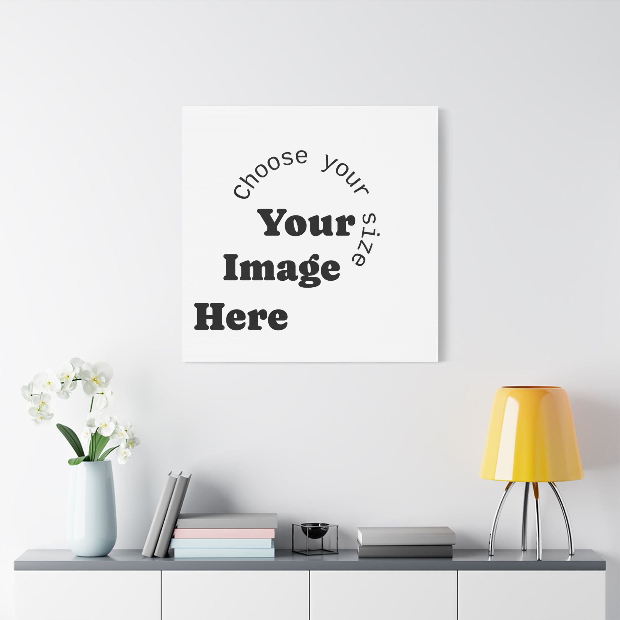 Custom Satin Canvas, Stretched Pick your Size - Send us your Image