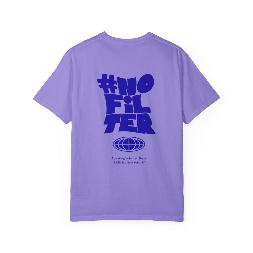 #NOFILTER Graphic T-Shirt — Retro Bold Blue Print