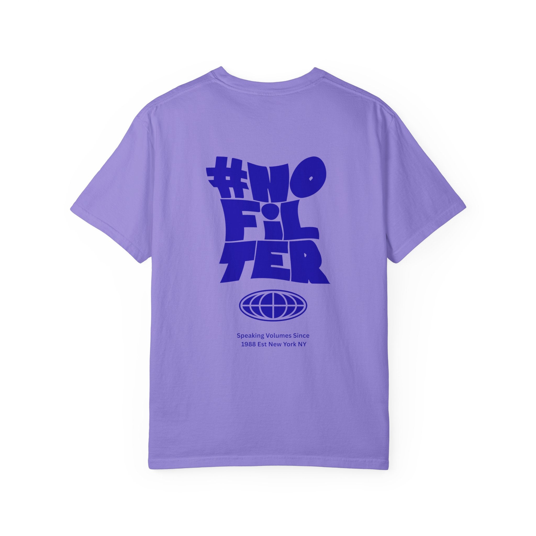 #NOFILTER Graphic T-Shirt — Retro Bold Blue Print