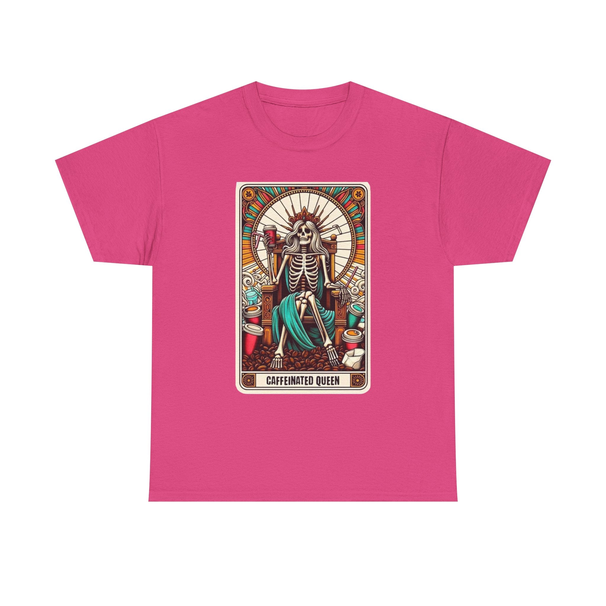 Caffinated Queen Unisex Heavy Cotton Tee