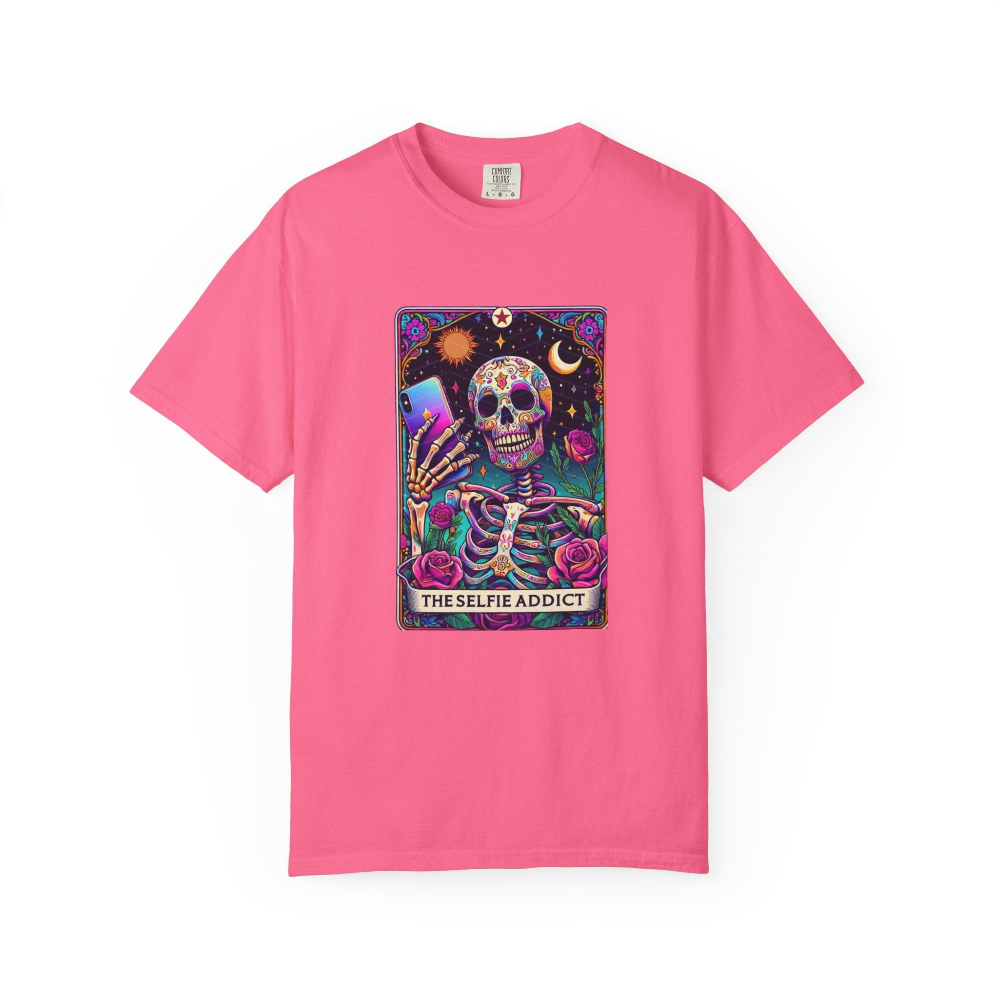 The Selfie Addict Unisex Garment-Dyed T-shirt