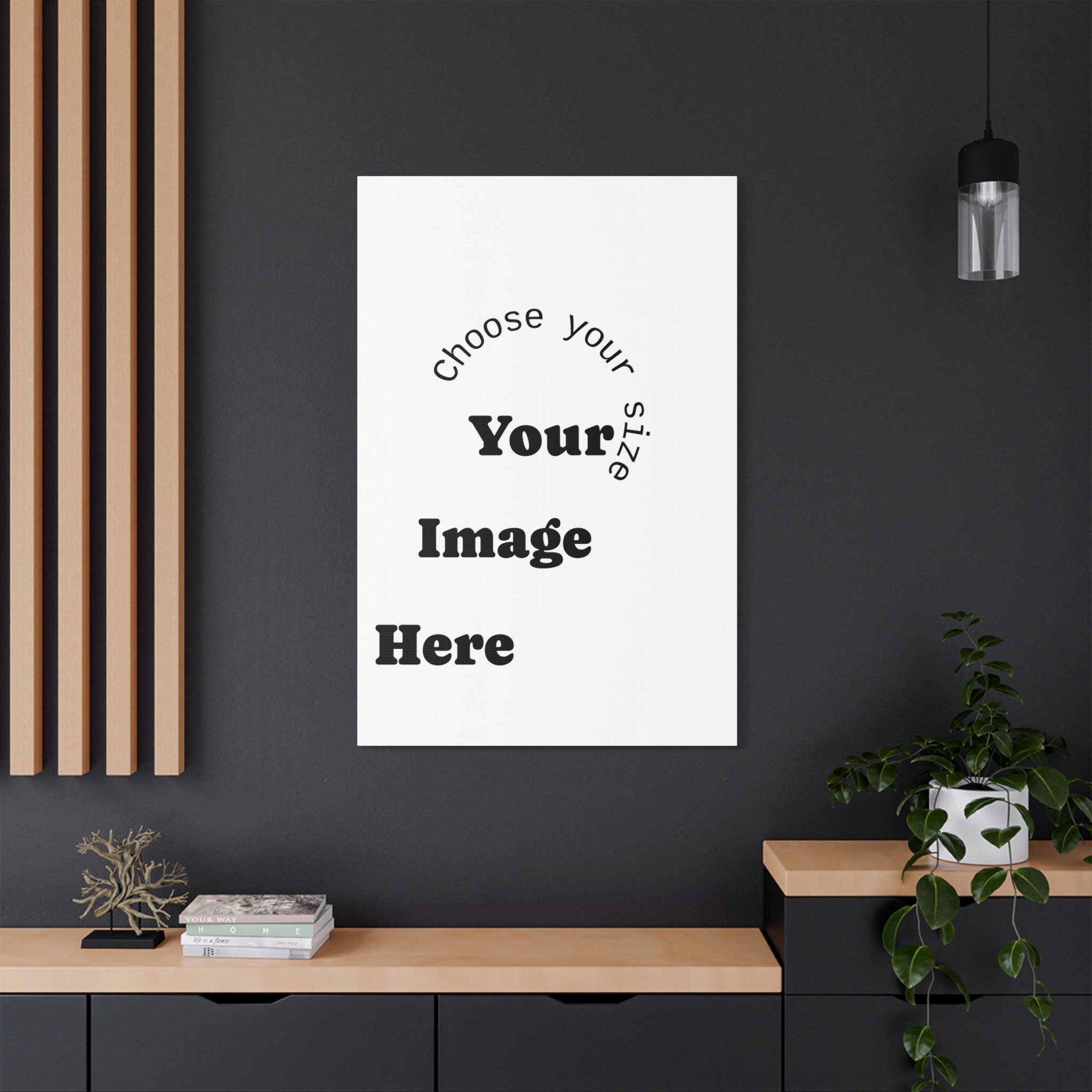 Custom Satin Canvas, Stretched Pick your Size - Send us your Image