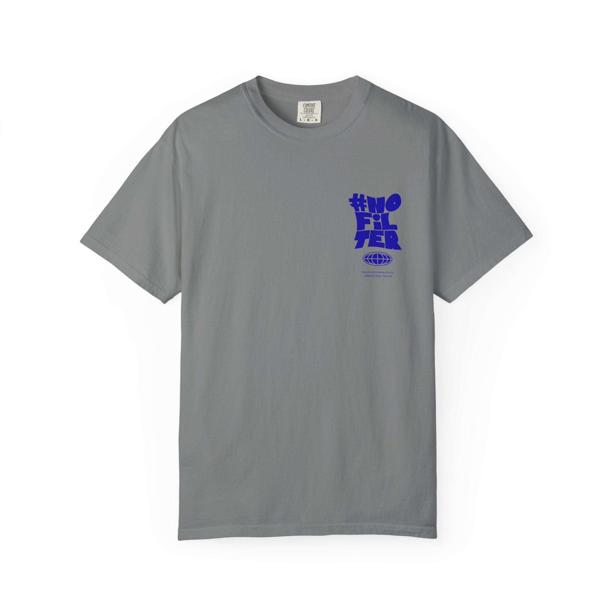 #NOFILTER Graphic T-Shirt — Retro Bold Blue Print