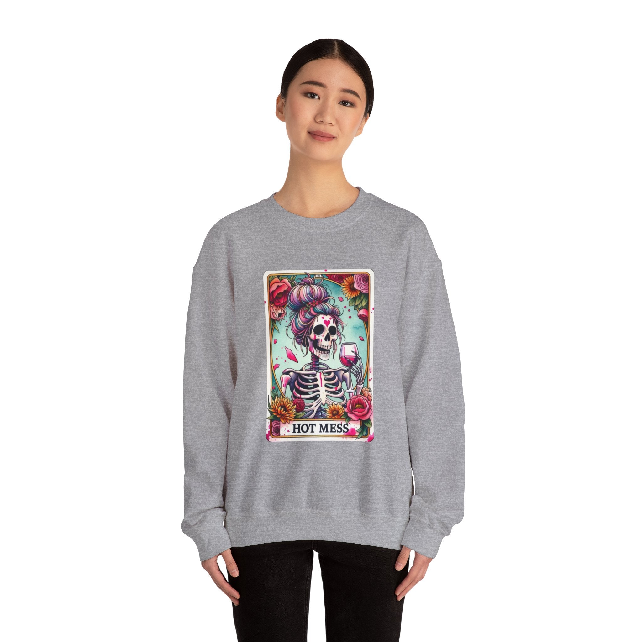 Hot Mess Unisex Heavy Blend™ Crewneck Sweatshirt