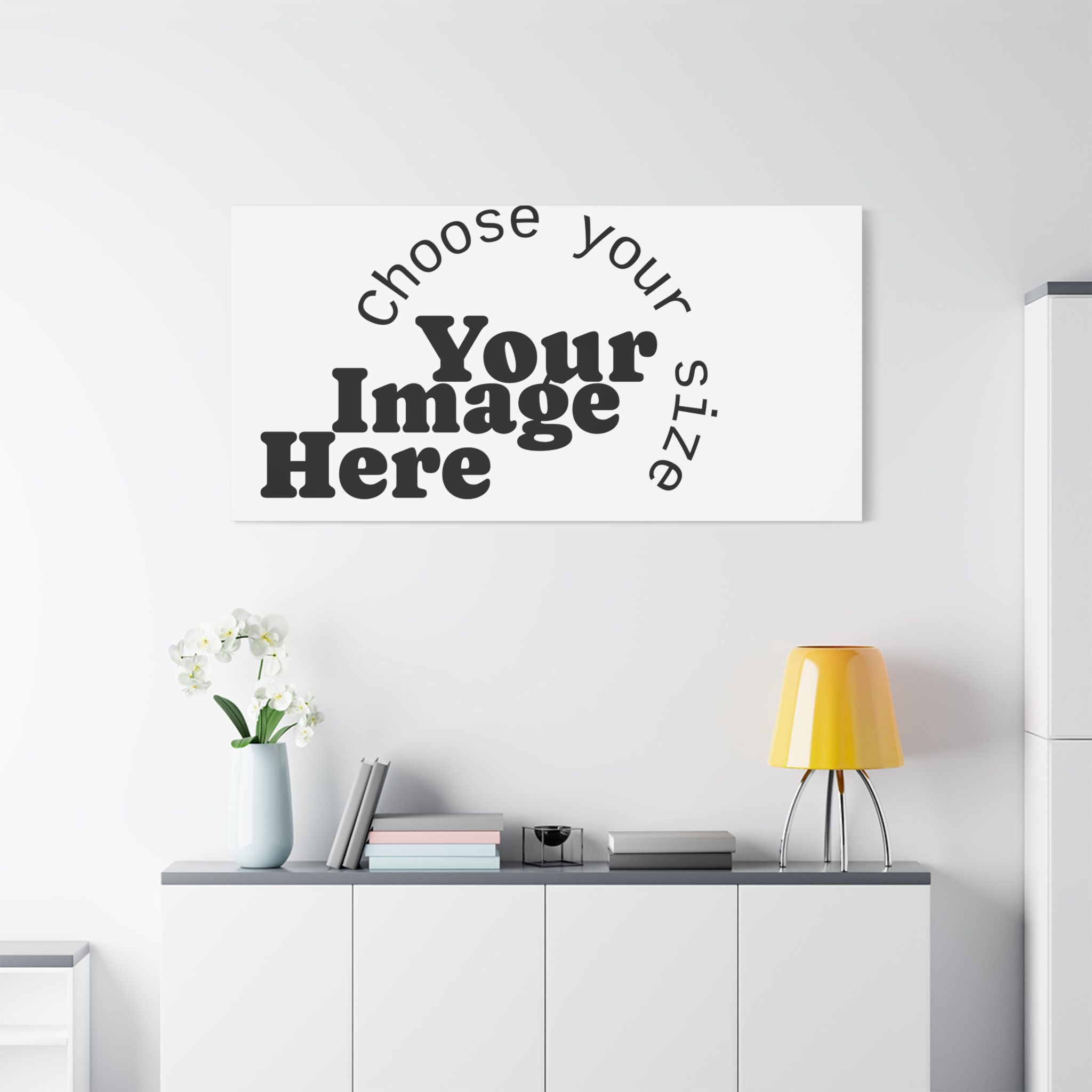Custom Satin Canvas, Stretched Pick your Size - Send us your Image